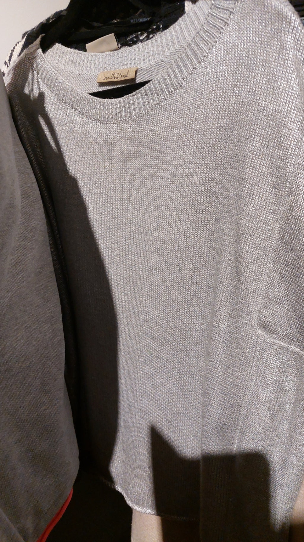 Smith & Soul Pullover Silber B-Ware Gr.: S