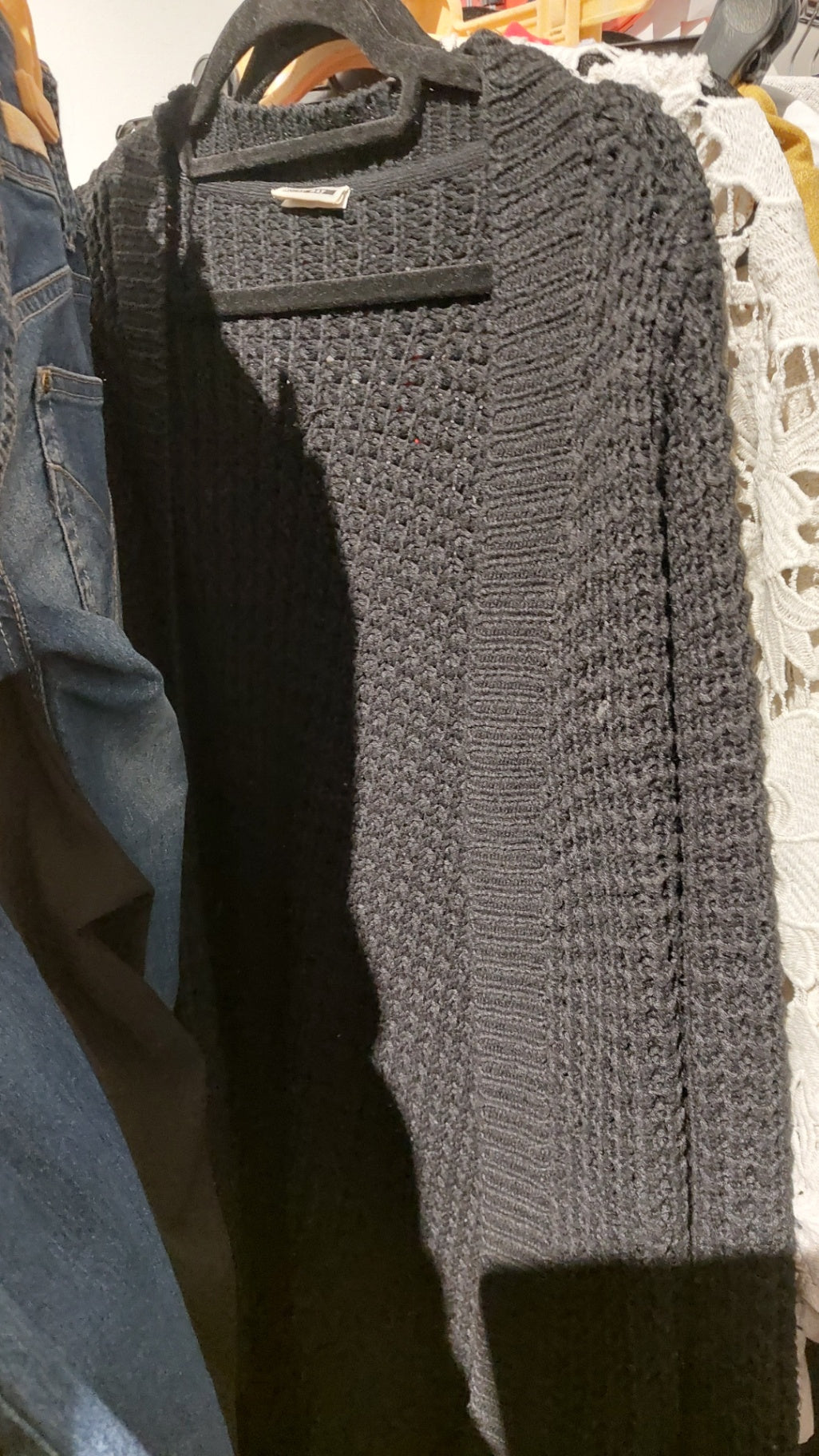 Noisy May Strickjacke Schwarz Gr.: S