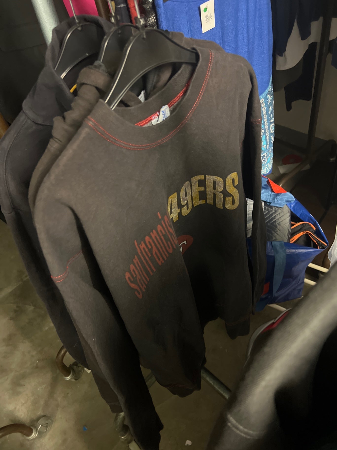 49ers Sweatshirt Dunkelgrau Gr.: XL