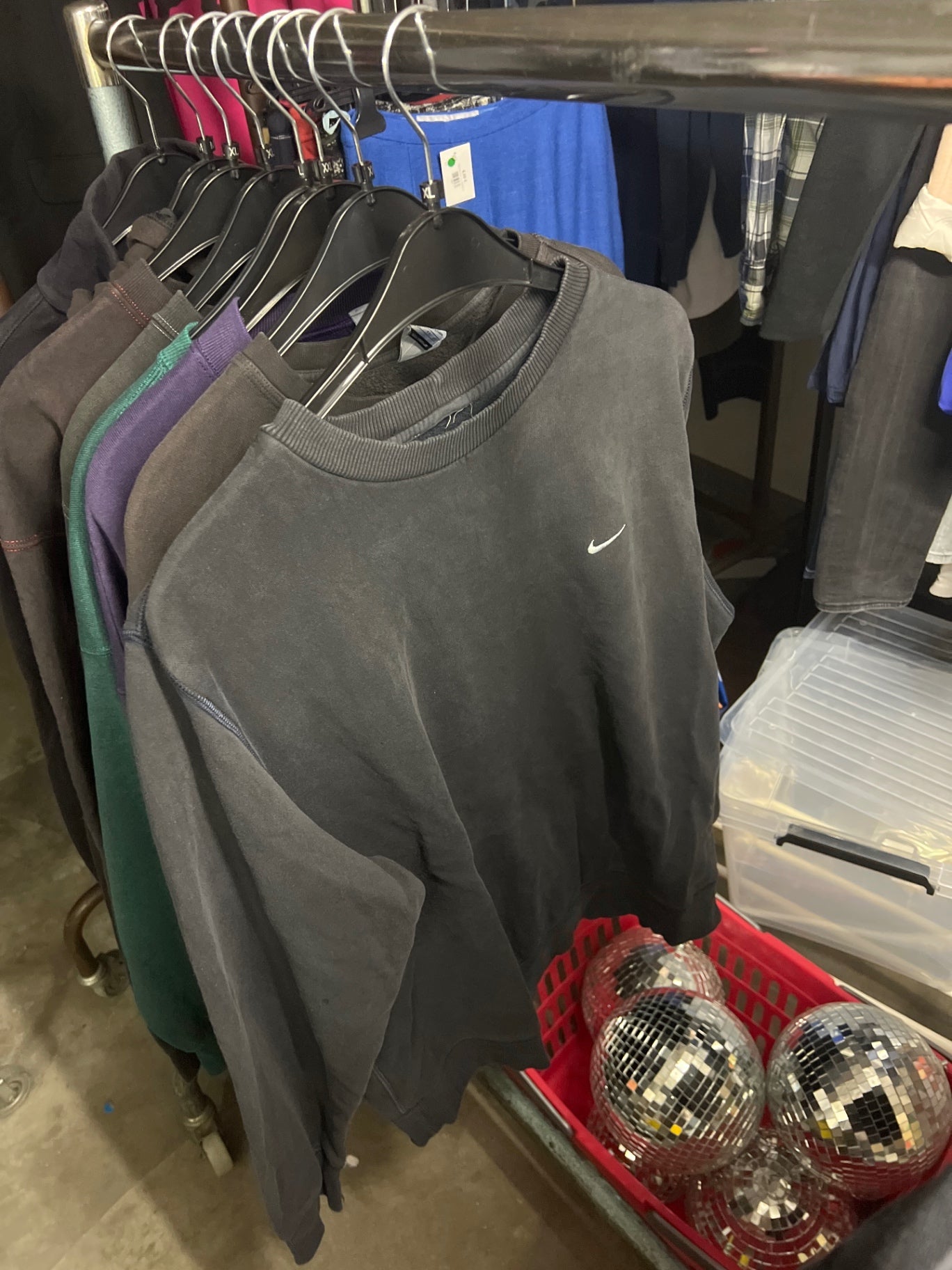 Nike Sweatshirt Grau Gr.: XXL