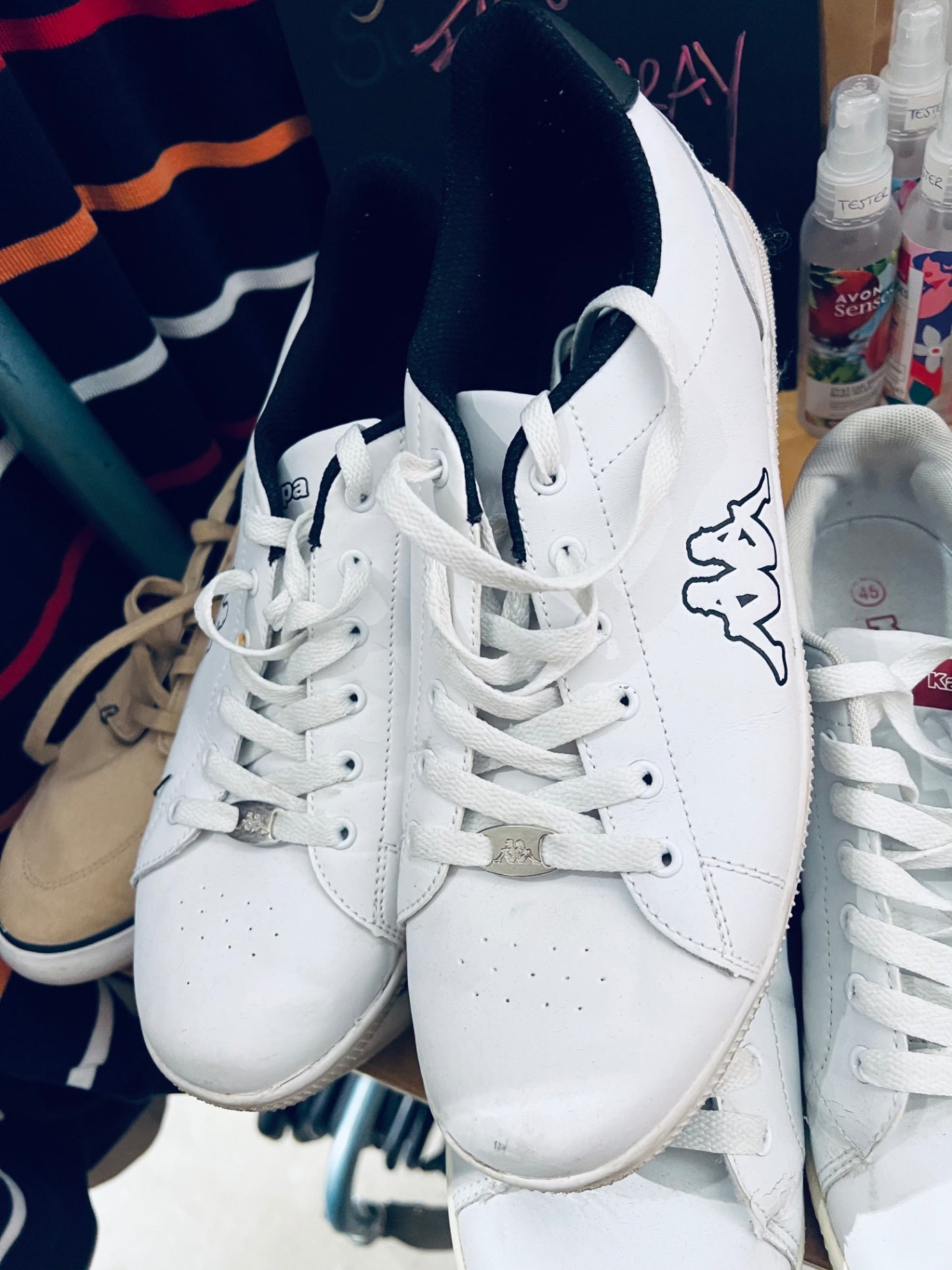 Kappa Schuhe Weiß Gr.: 45