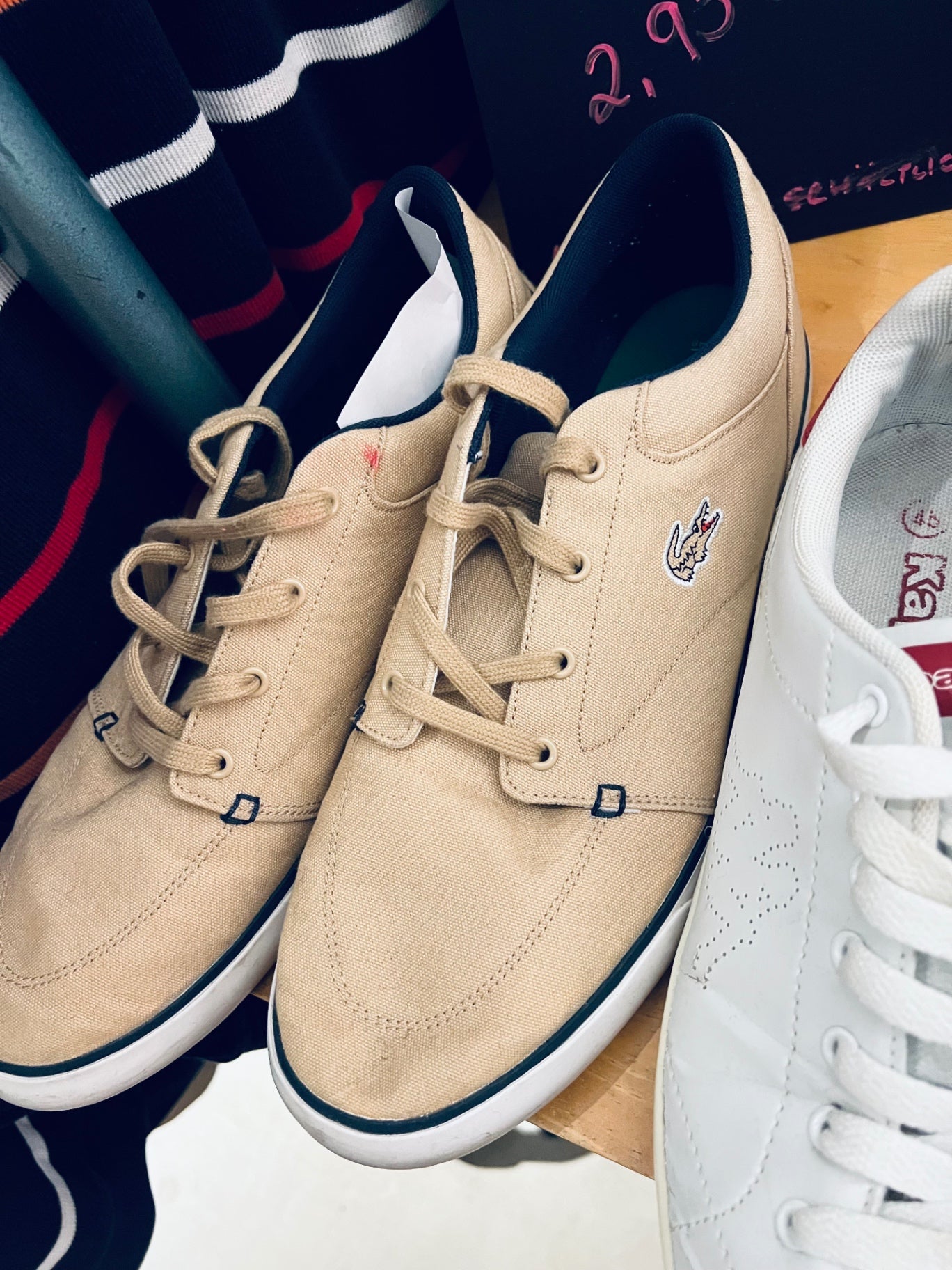 Lacoste Sneaker Beige Gr.: 45