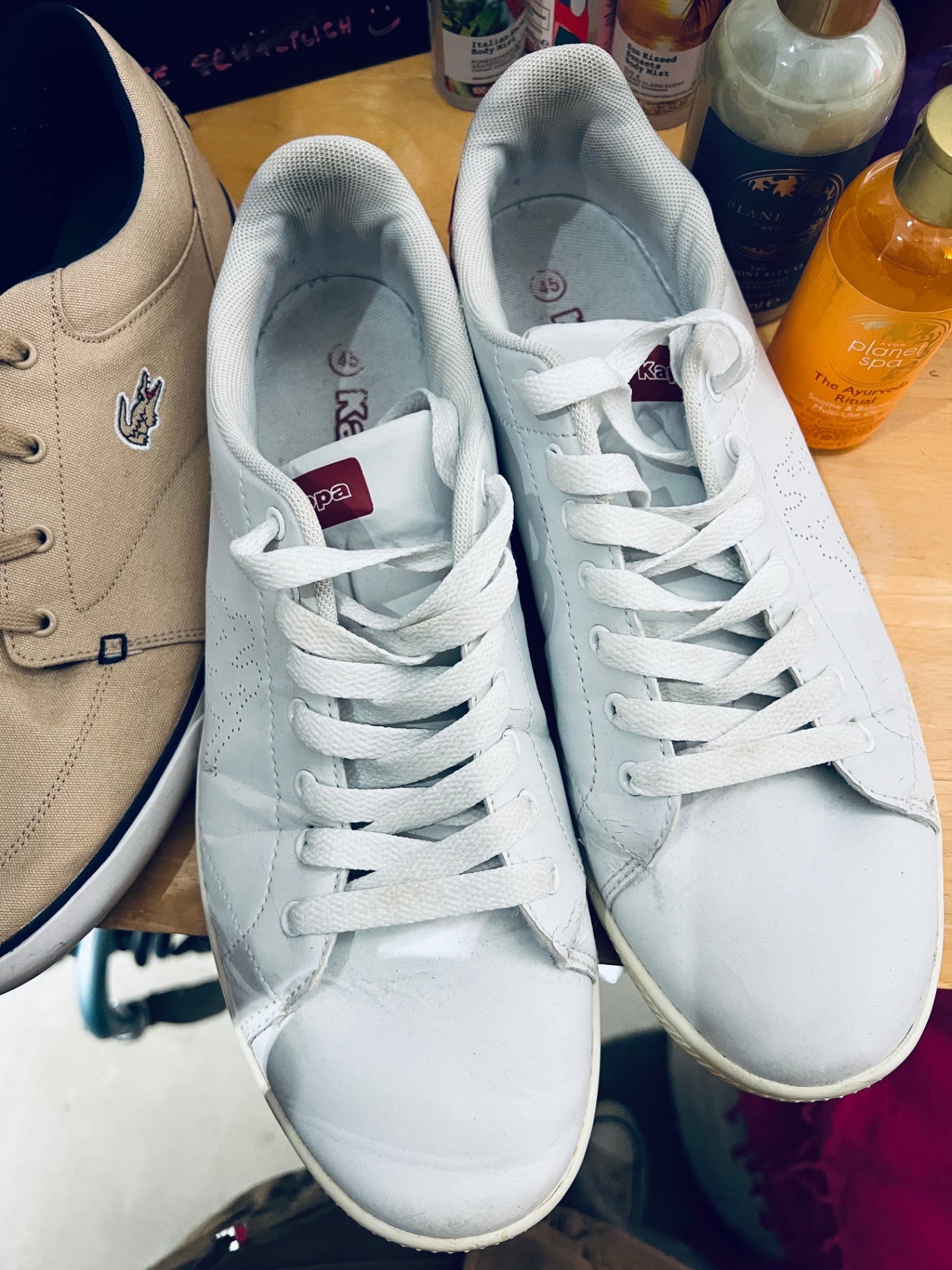 Kappa Schuhe Weiß Gr.: 45