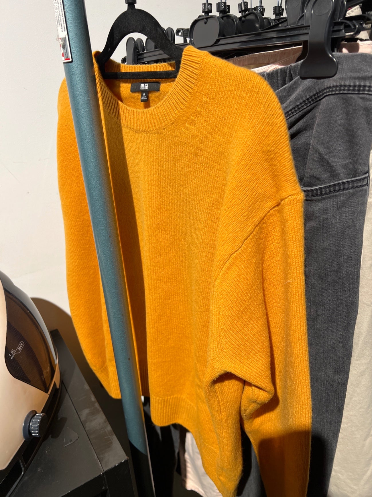 Uniqlo Pullover Wolle Gelb Gr.: M