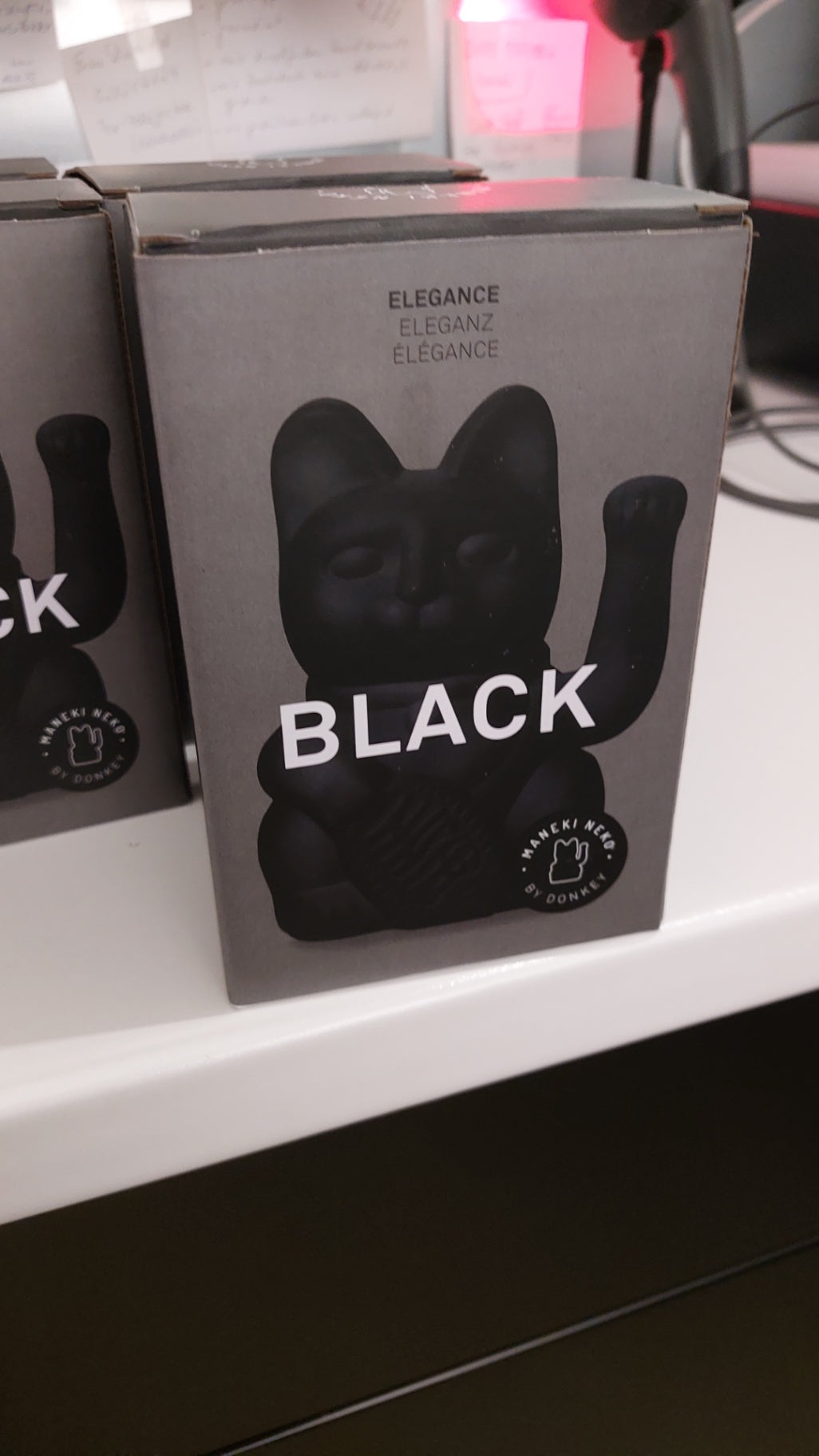 Donkey Winkekatze Black Gr.: 15cm