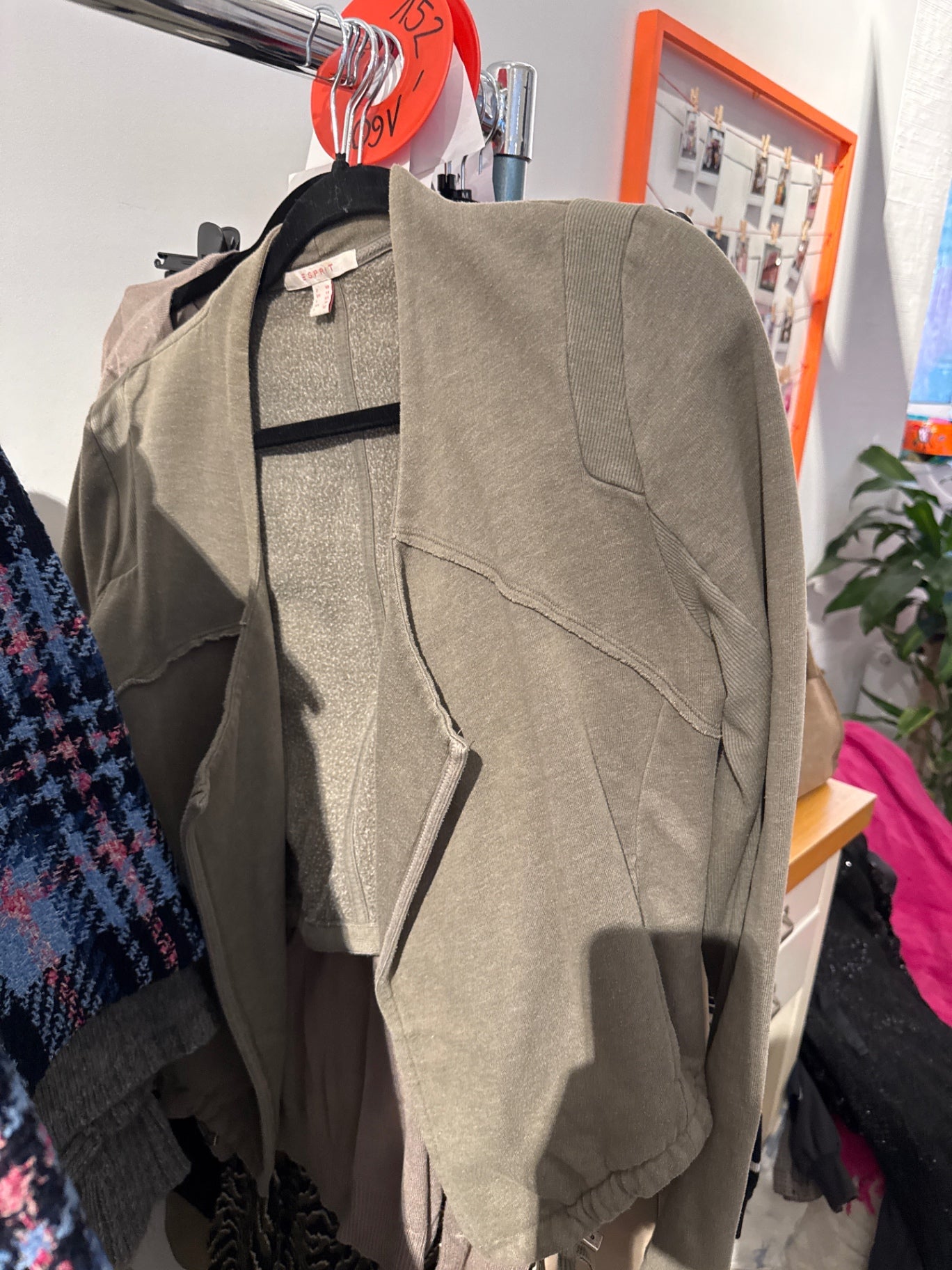Esprit Sweatjacke Khaki Gr.: M