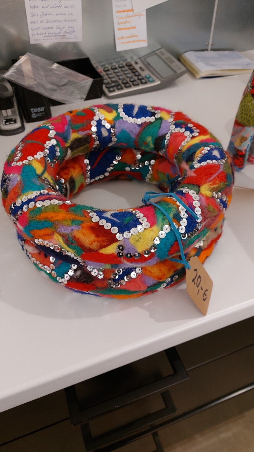 Pop-UP Upcycling Dekokranz Bunt