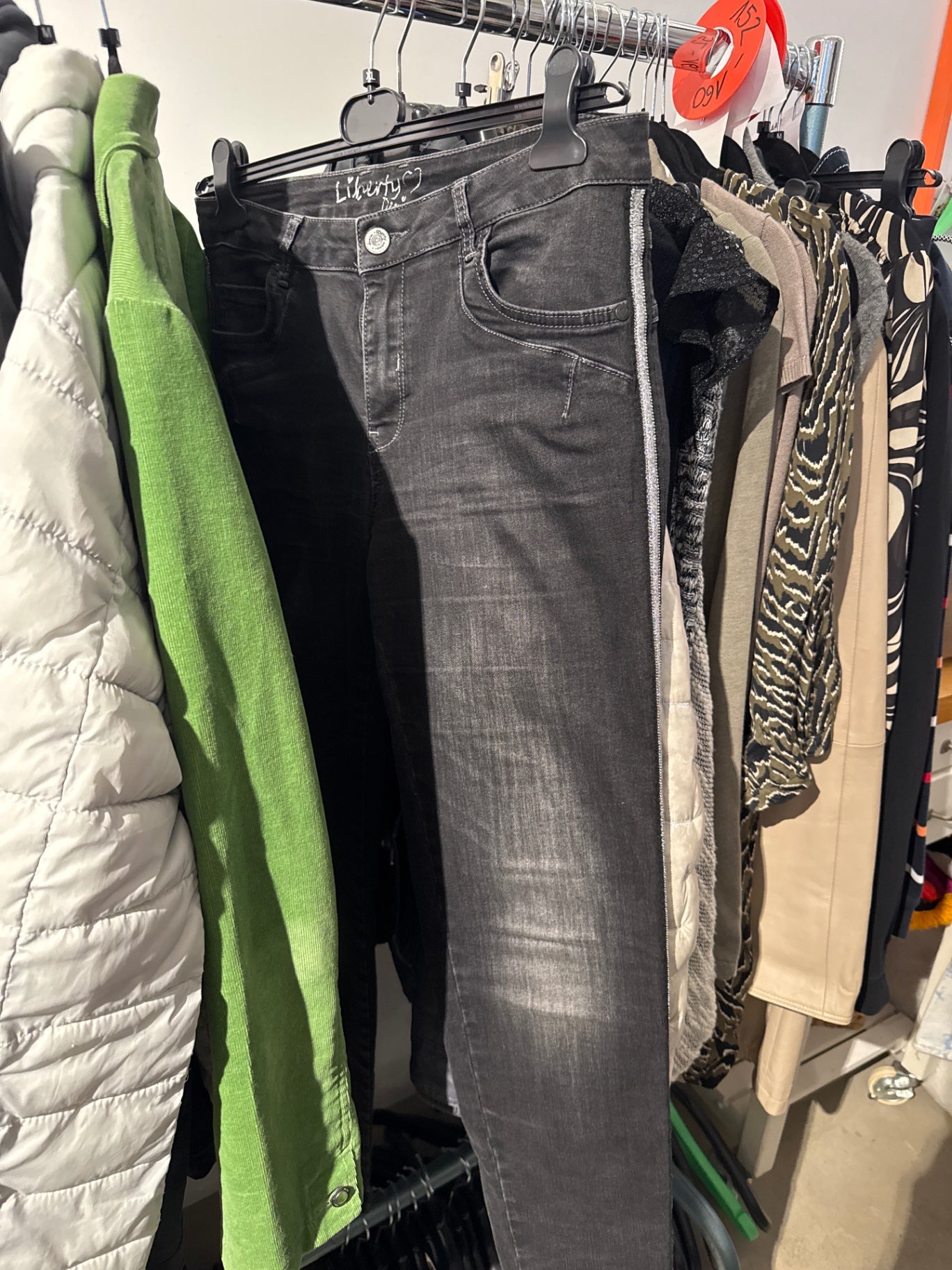 Liberty Jeans Grau Glitzer Gr.: XL