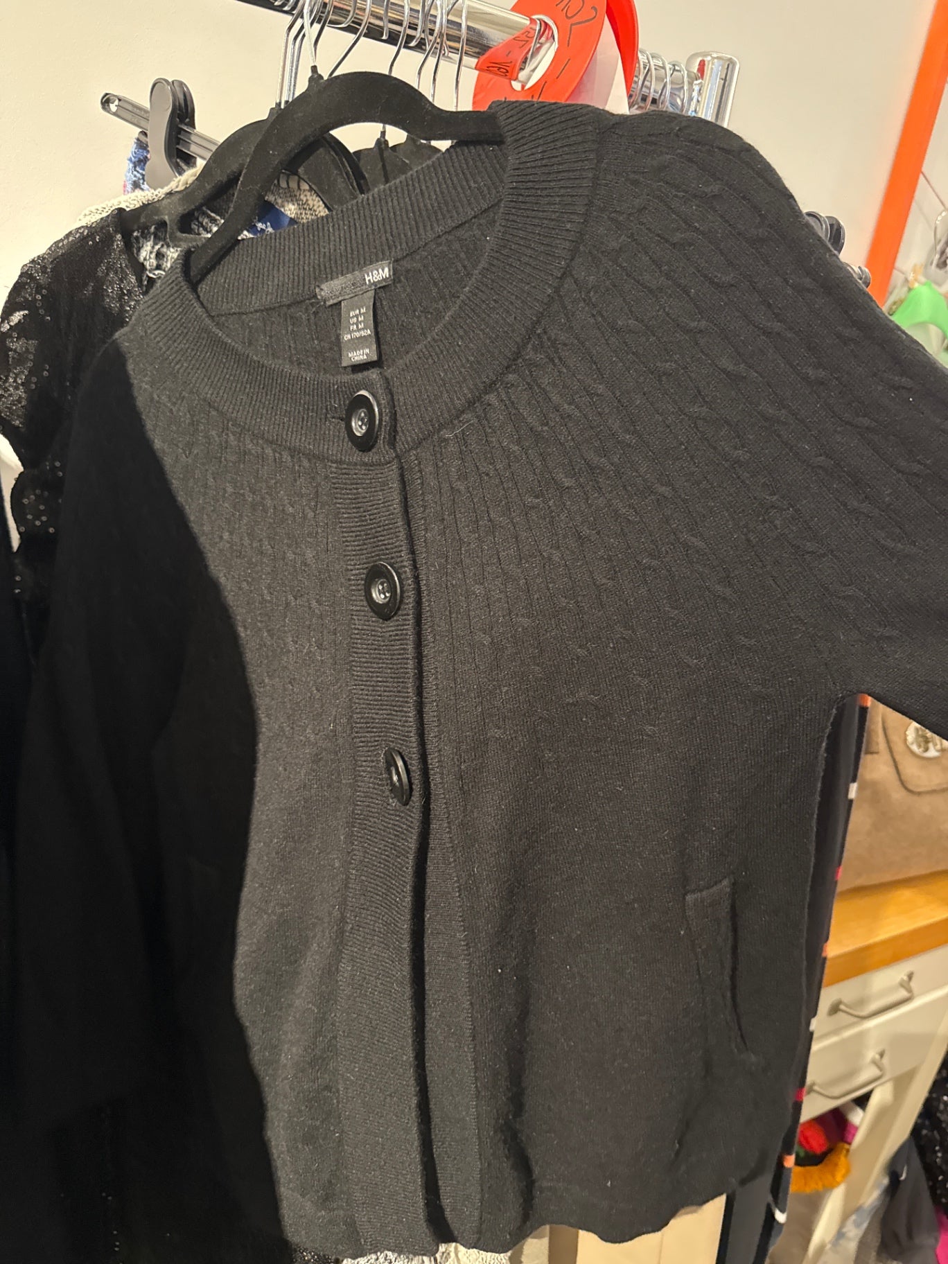 H&M Cardigan Schwarz Gr.: M