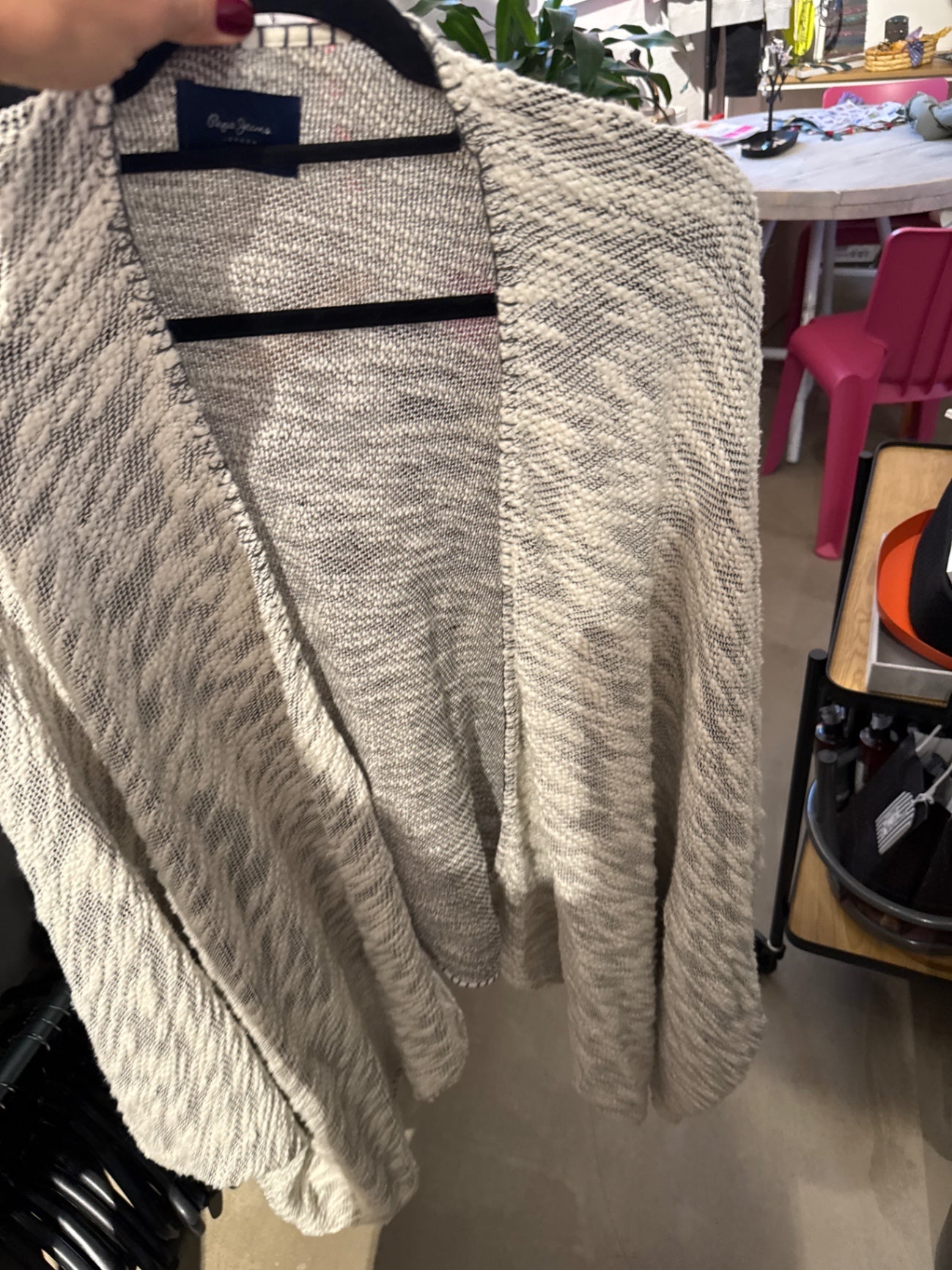 Pepe Jeans Cardigan Creme melierter 