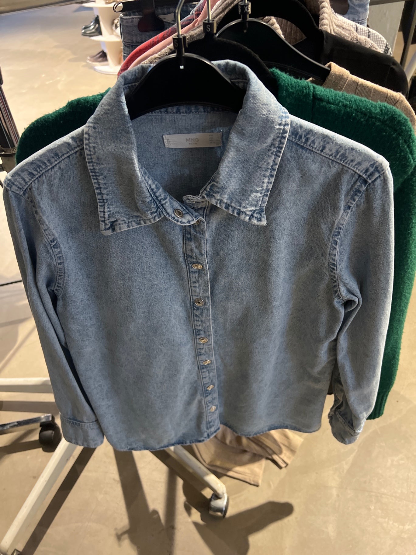 MNG Jeans Hemd Gr.: S