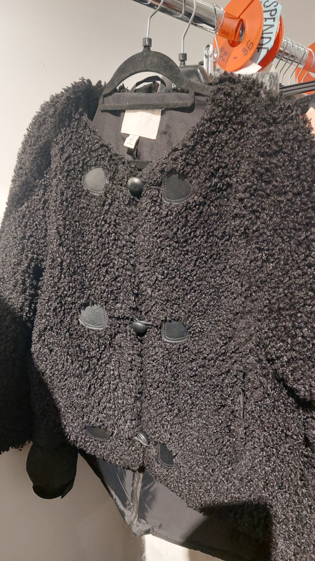 H&M Jacke Schwarz Gr.: L