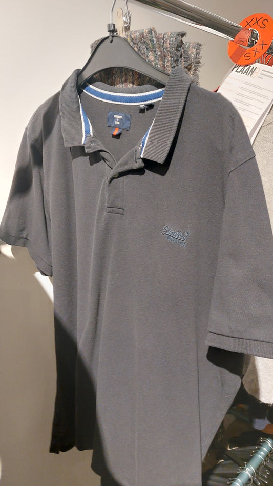 SuperDry Poloshirt Dunkelblau Gr.: L