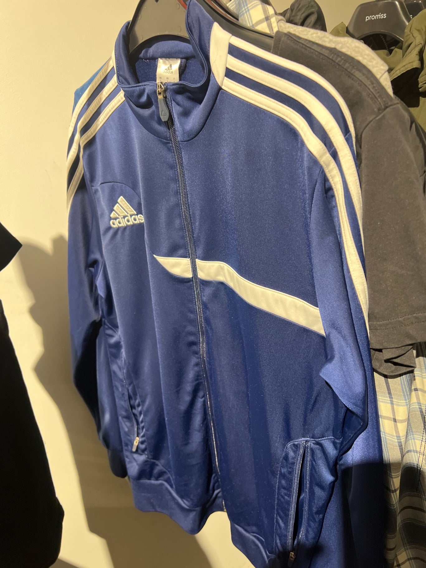 Adidas Jacke Blau Gr.: S