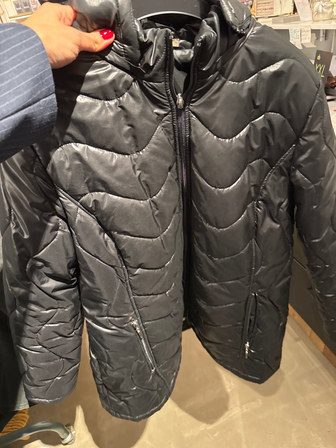 Jacke Schwarz Gr.: 44/46