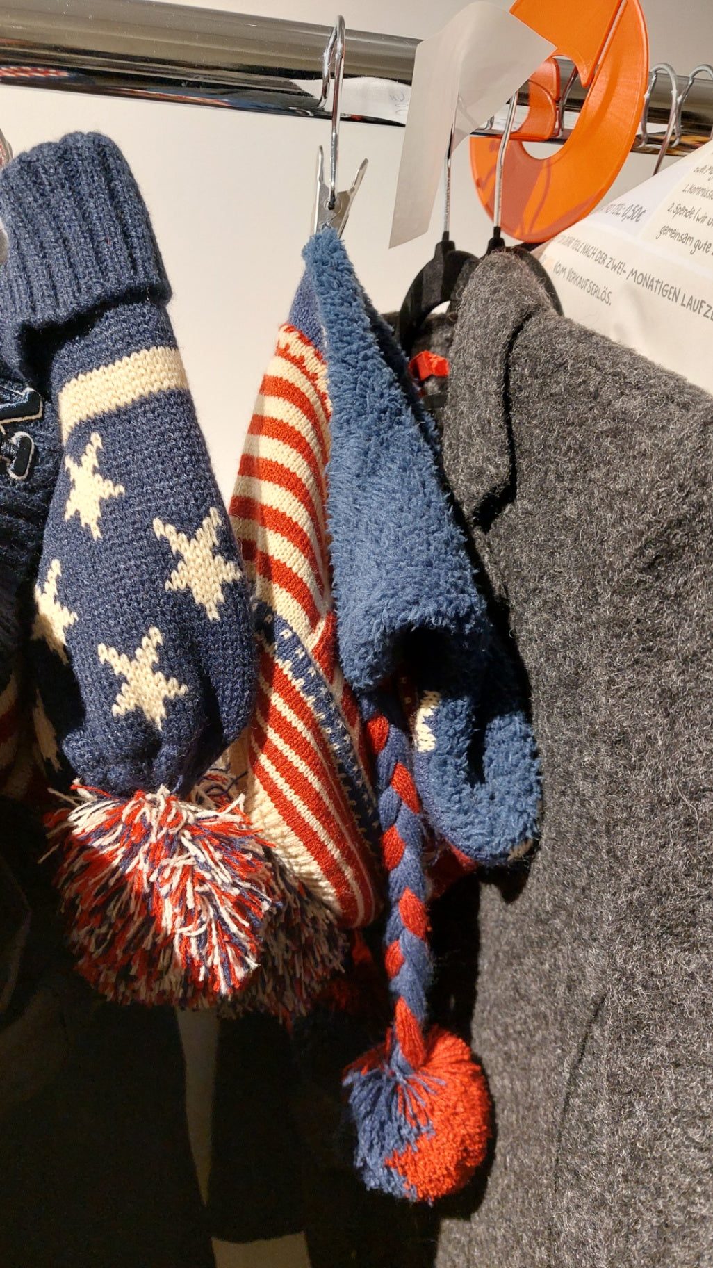 USA Mütze Blau, Rot, Beige 