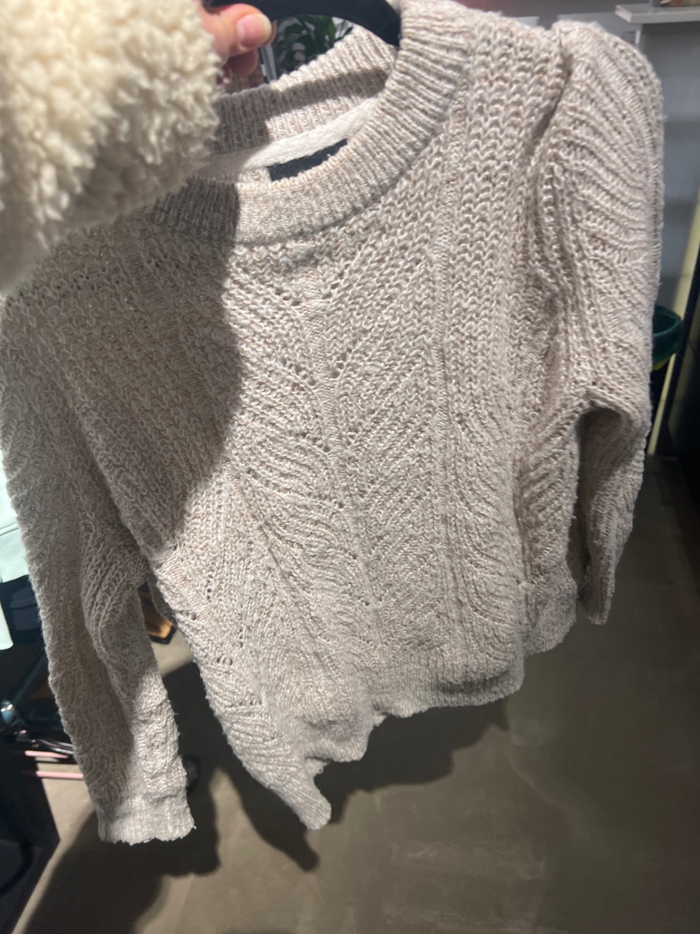 Object Pullover Beige Gr.: M