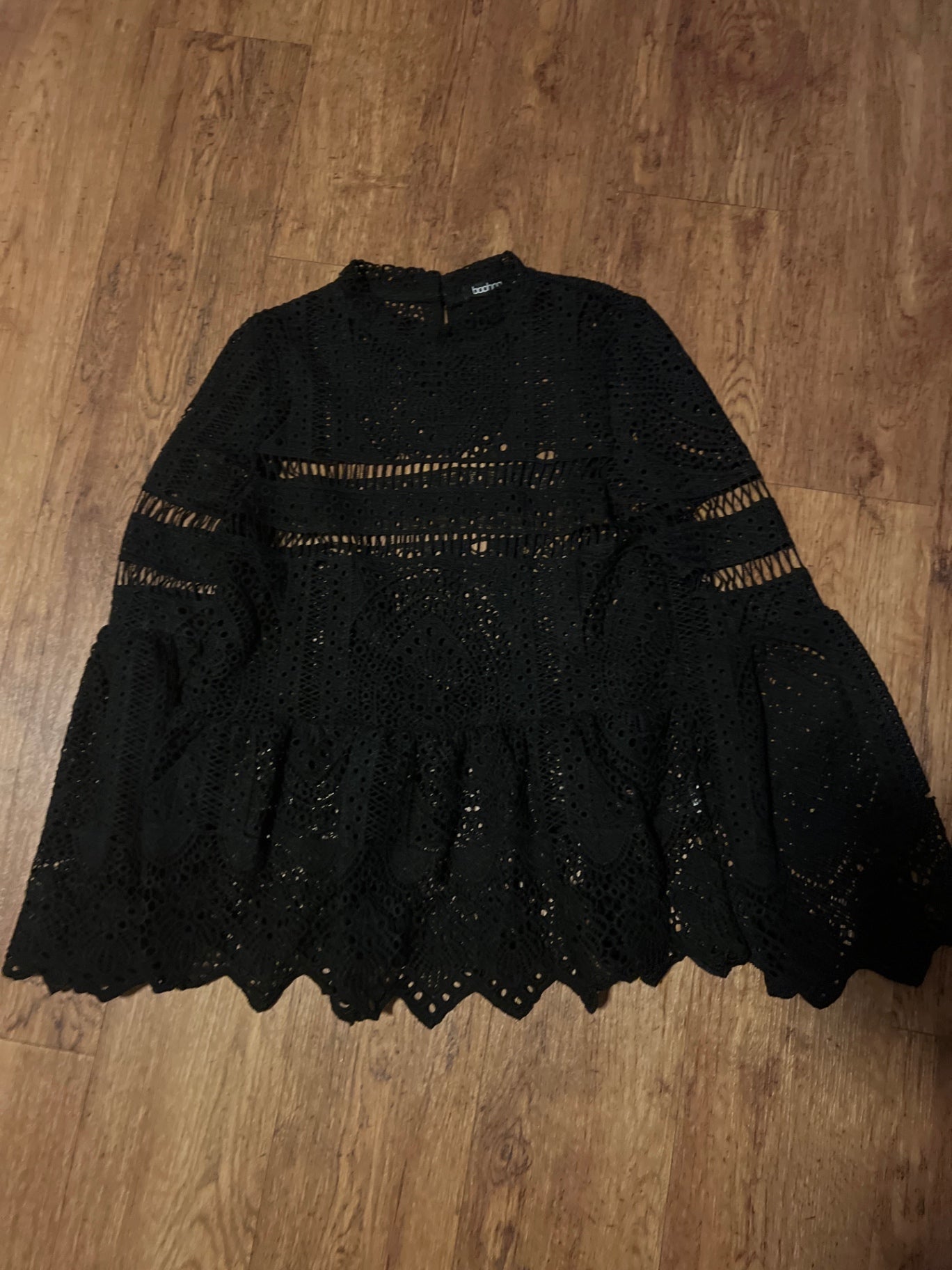 Boohoo Bluse Schwarz Gr.: S
