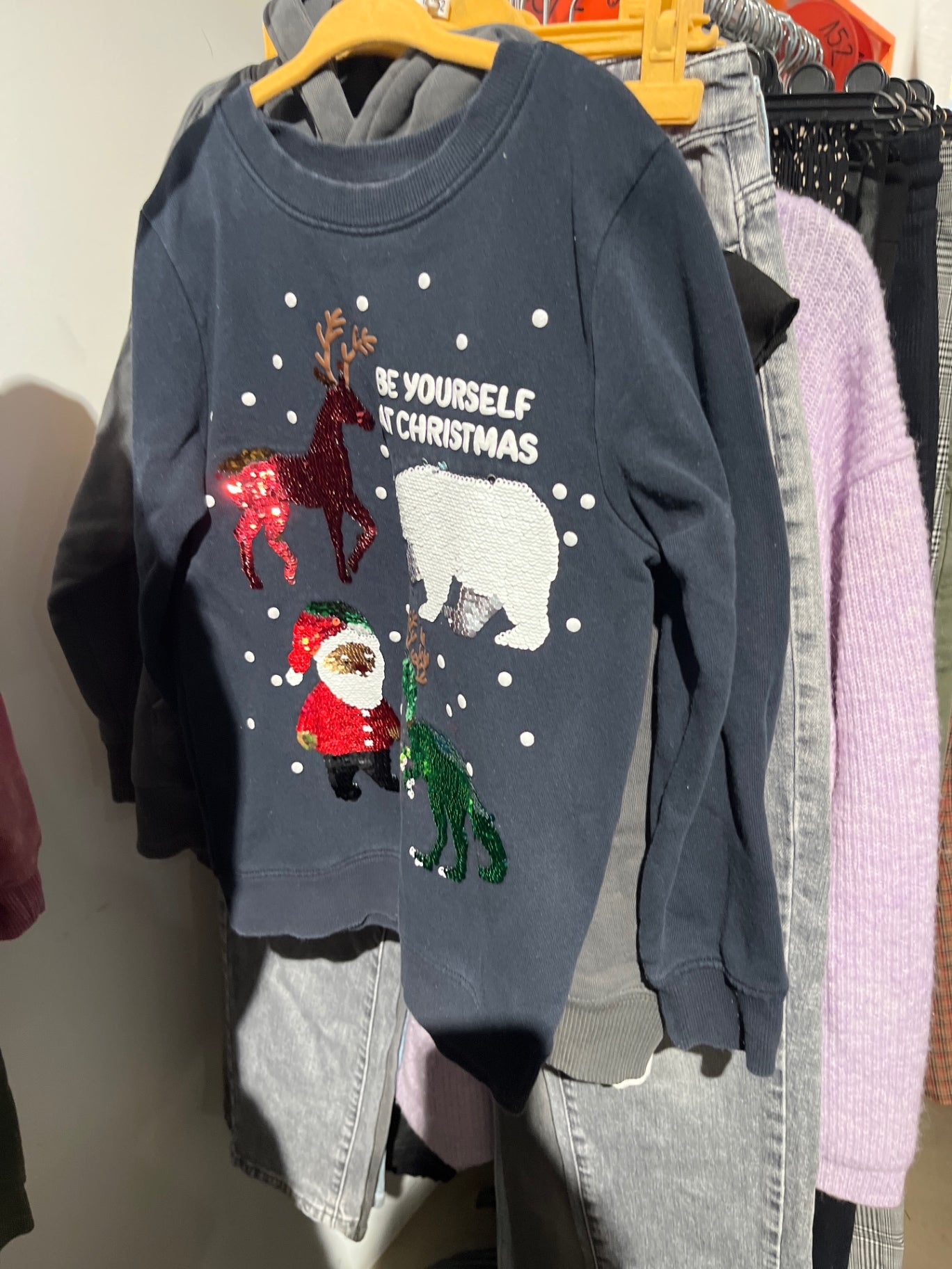 H&M Sweatshirt Weihnachten Gr.: 128