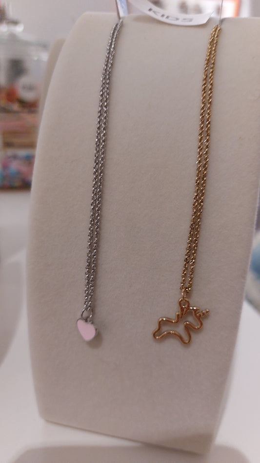 Spring Blossom Kette Kids Gold/Silber Gr.: 35 cm