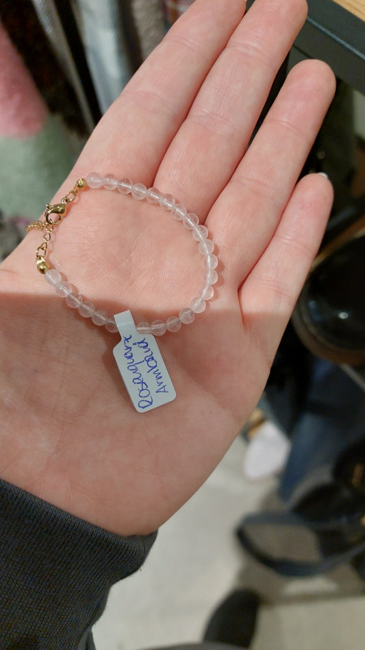Spring Blossom Rosenquarz Armband Kids 