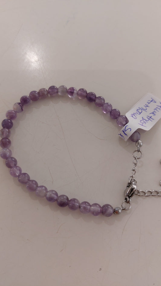 Spring Blossom Amethyst Armband Lila 