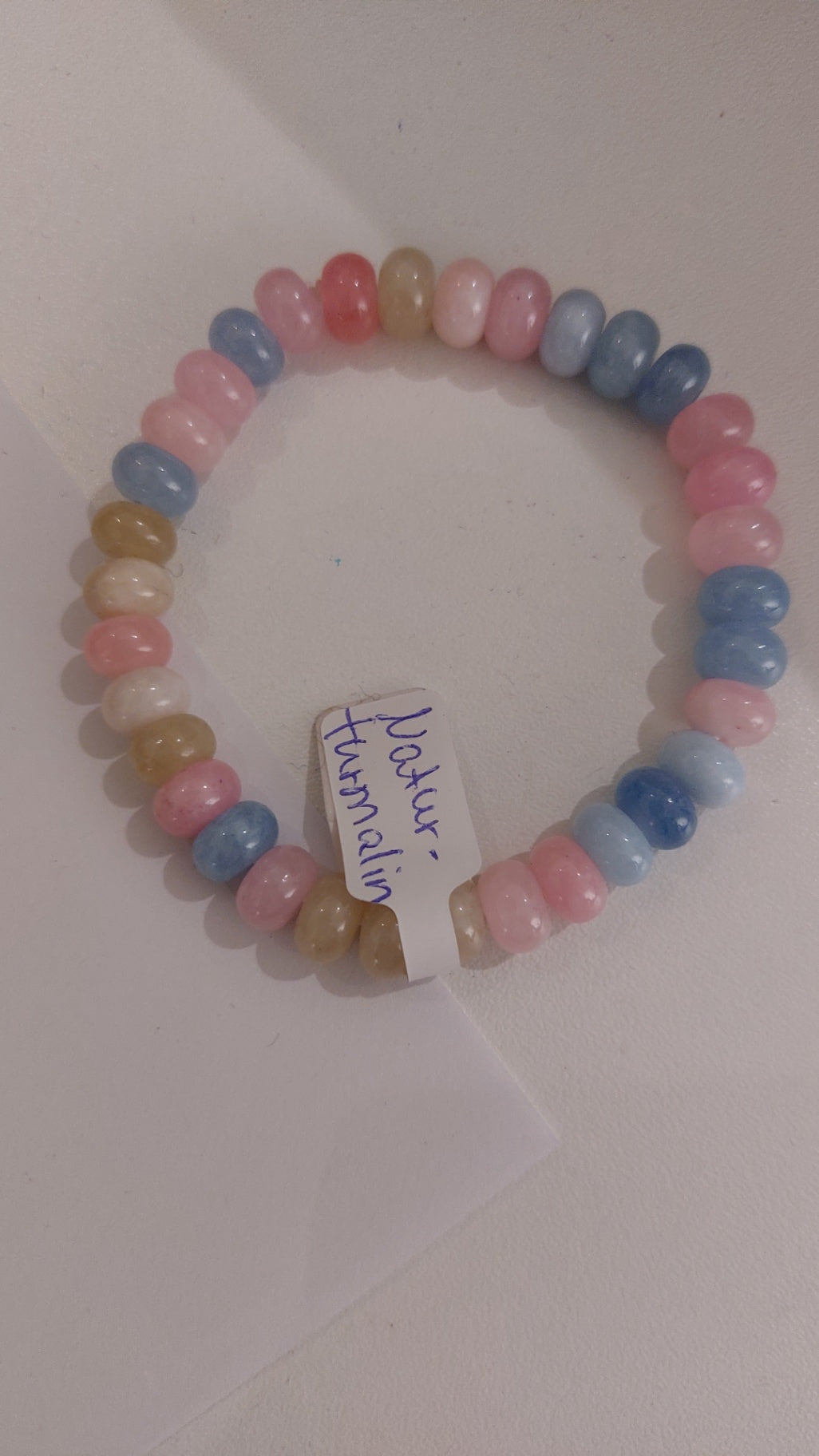 Spring Blossom Naturturmalin Armband Kids
