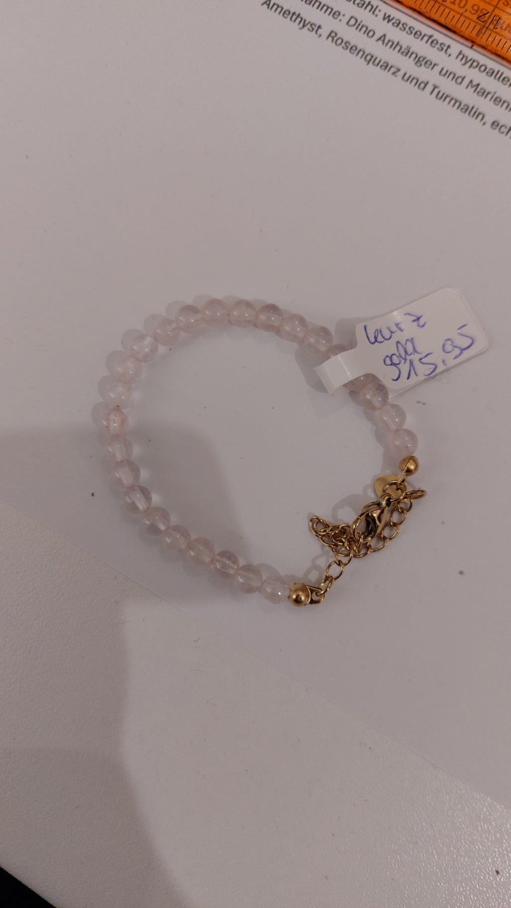 Spring Blossom Naturturmalin Armband