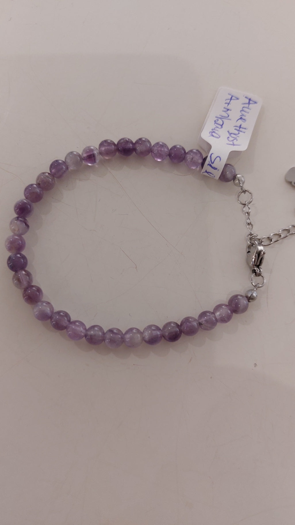 Spring Blossom Amethyst Armband Kids Lila