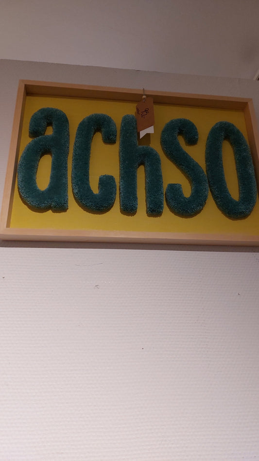 Tuftastic Teppichbild  "achso"