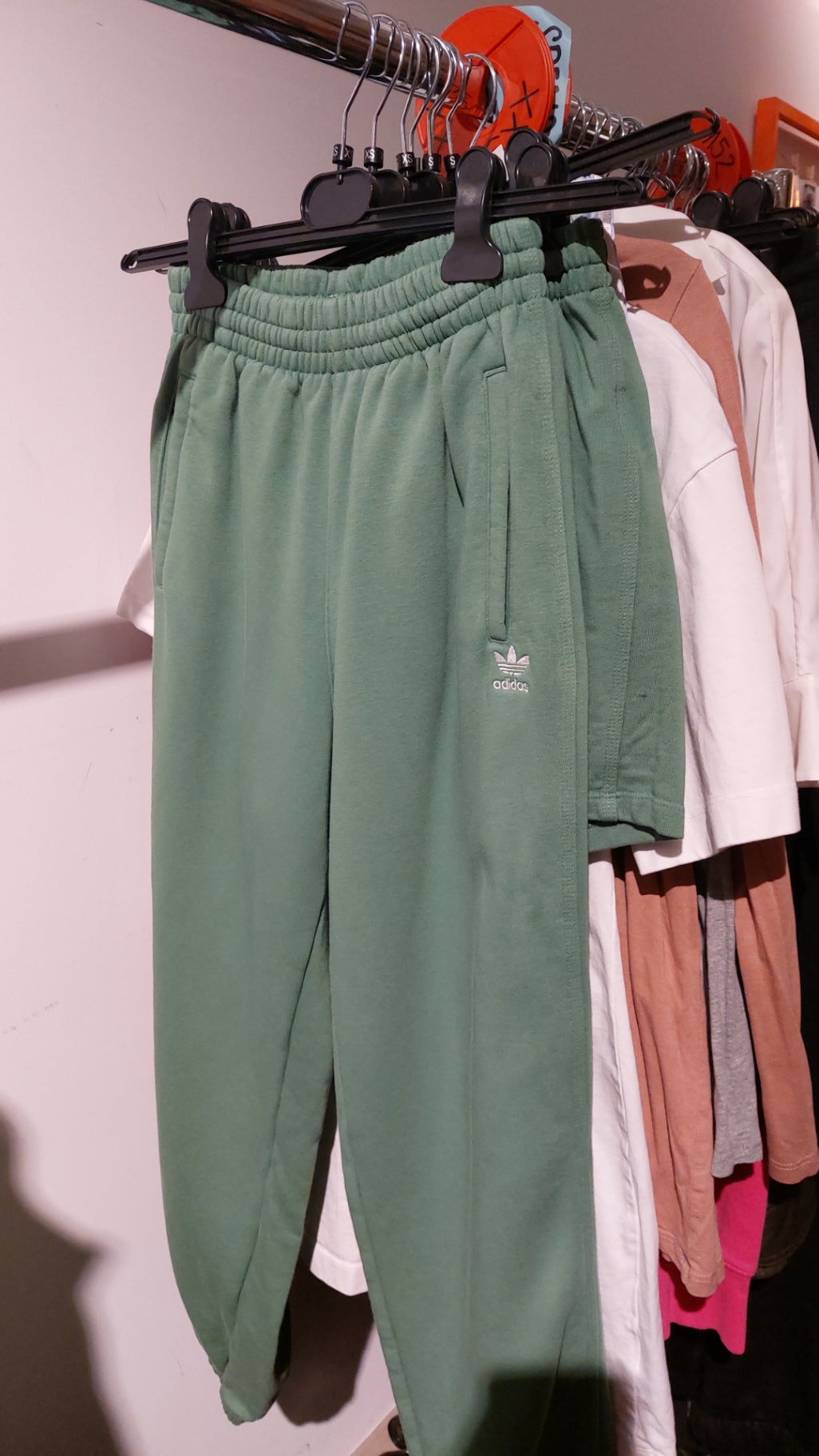 adidas Jogginghose Hellgrün Gr.: XS