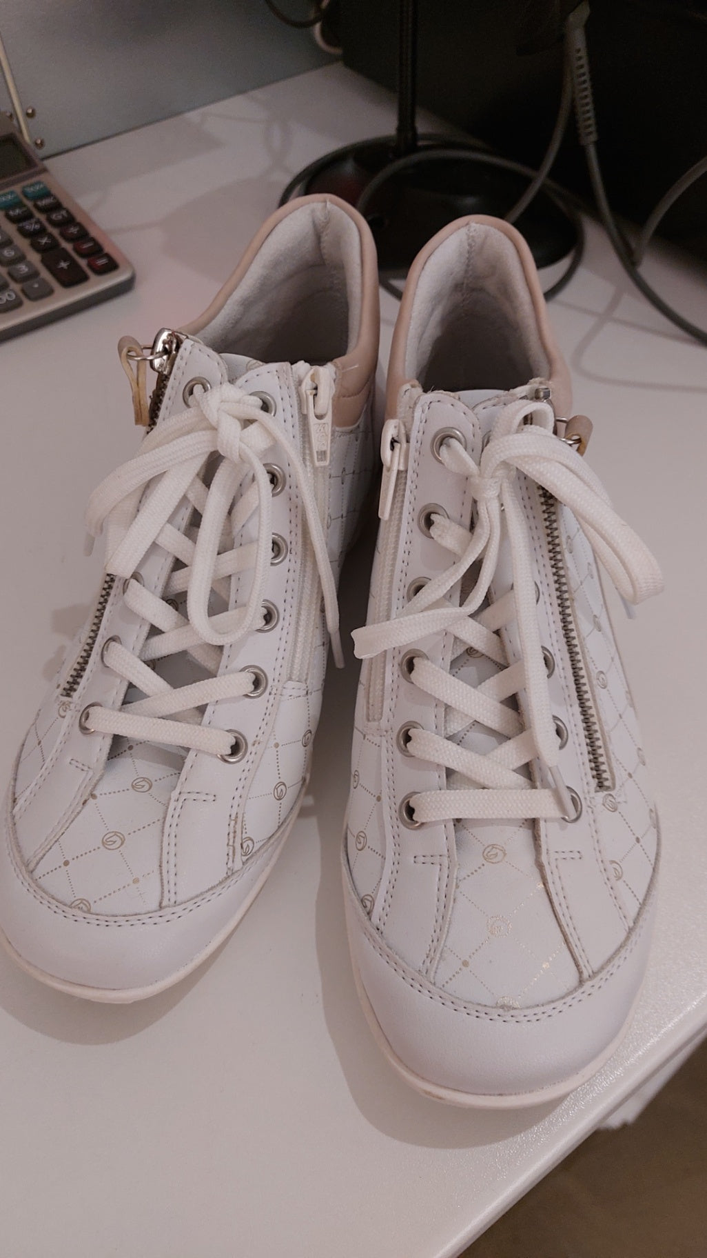 Remonte Schuhe Weiß/Rosegold Gr.: 39