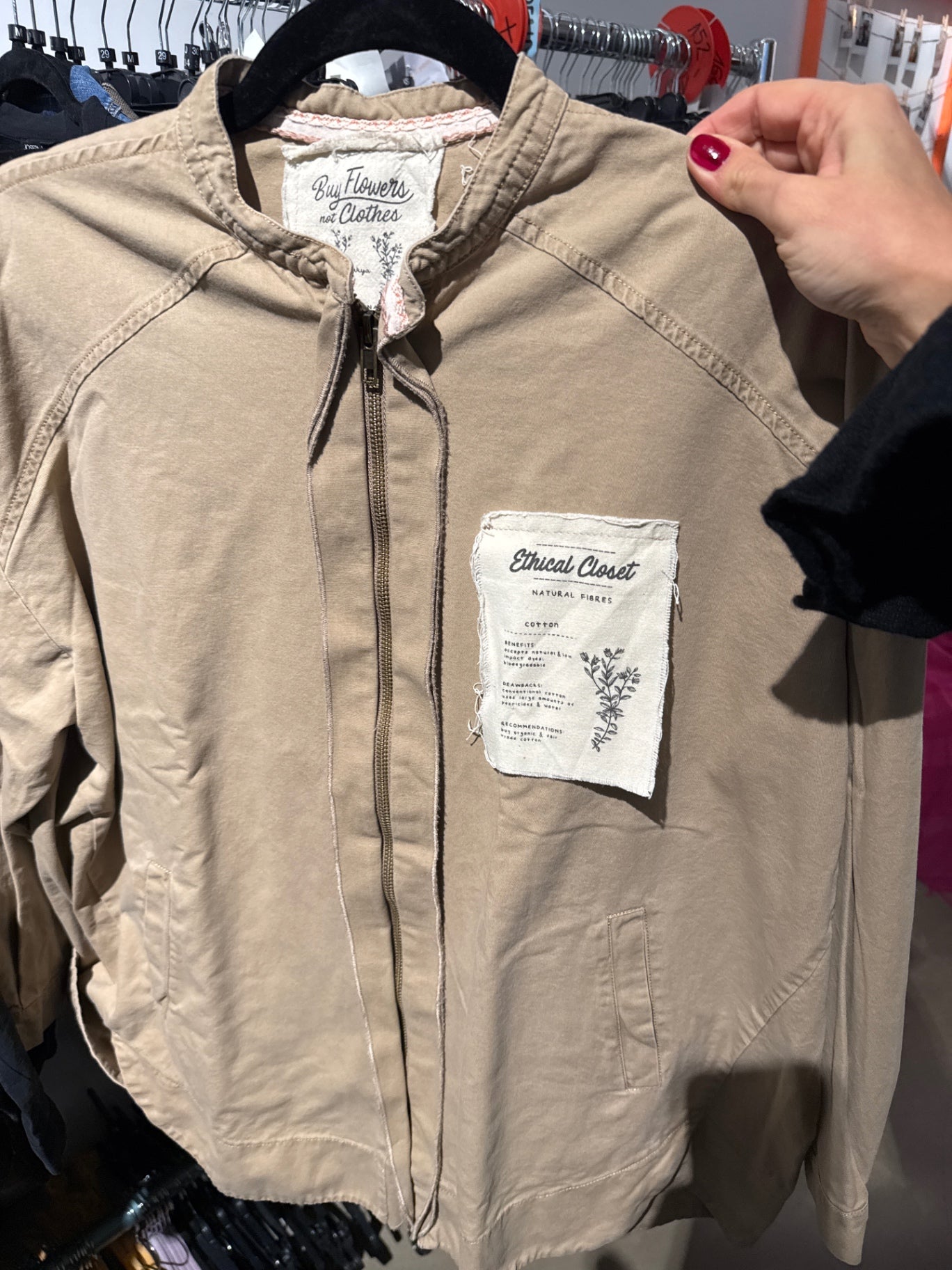 Ethical Closet Jacke Beige Gr.: L