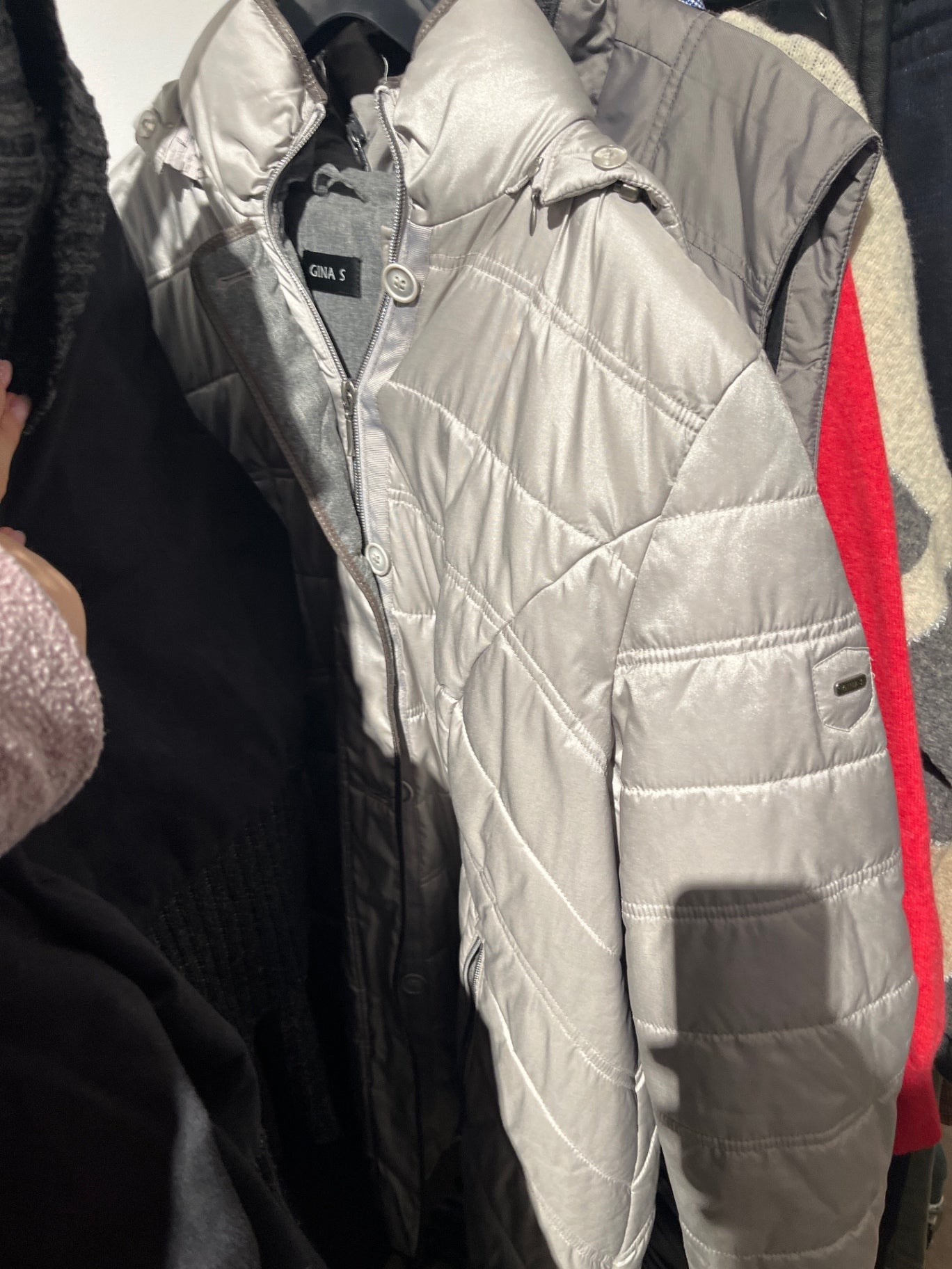 GINA S Weste Silber Gr.: 50