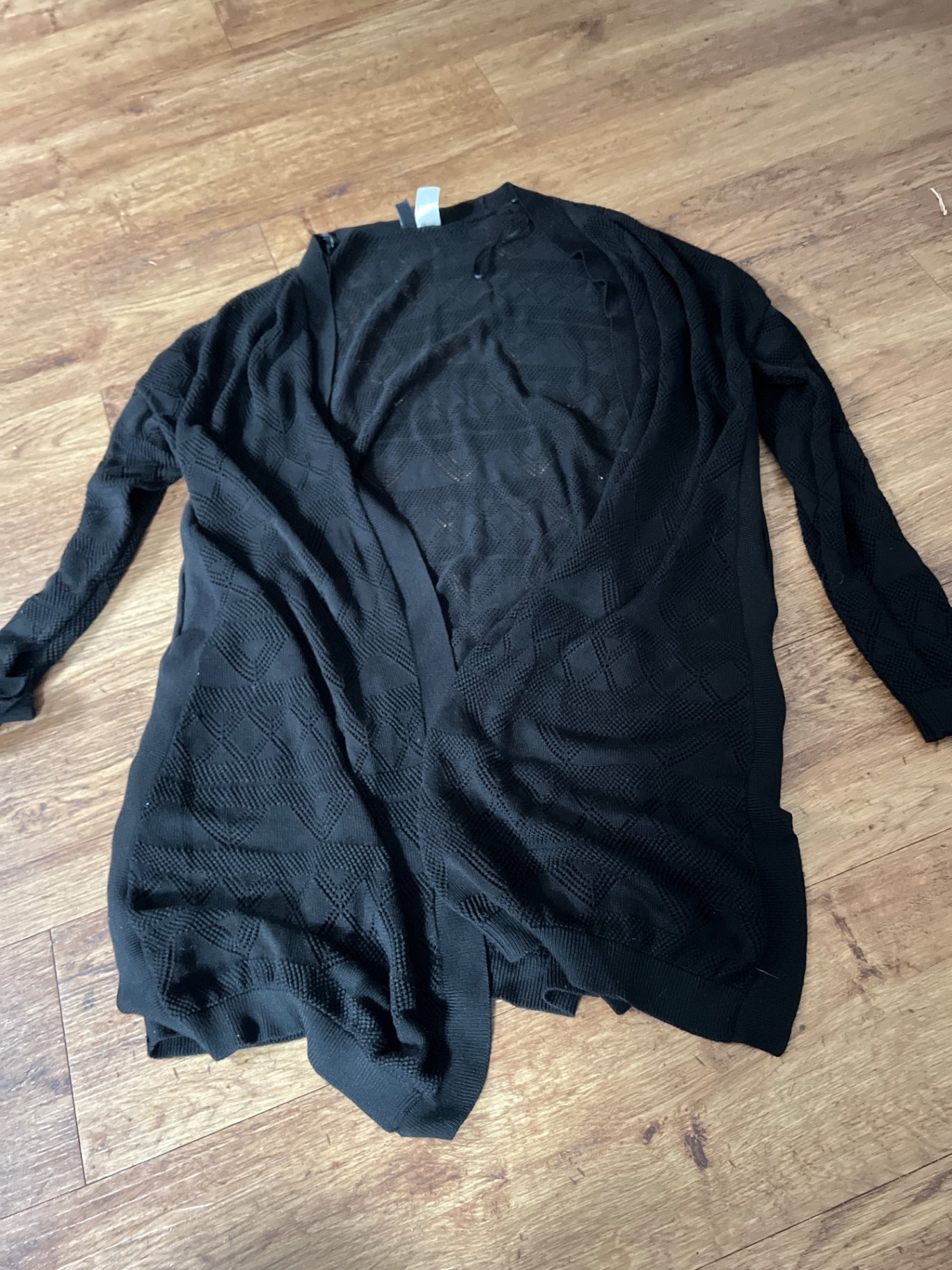 H&M Strickjacke Schwarz Gr.: S