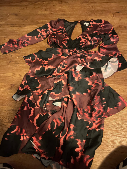 TOPSHOP Kleid SCHWARZ Koralle Gr.: S