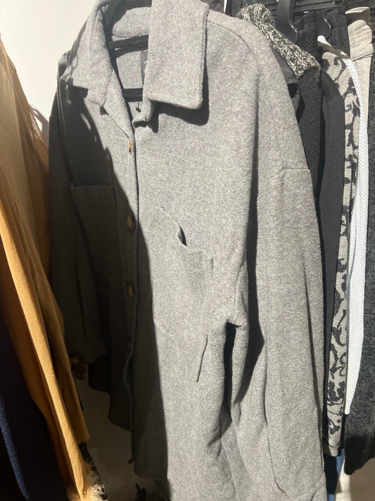 Trend Jacke Hemd Grau Gr.: S