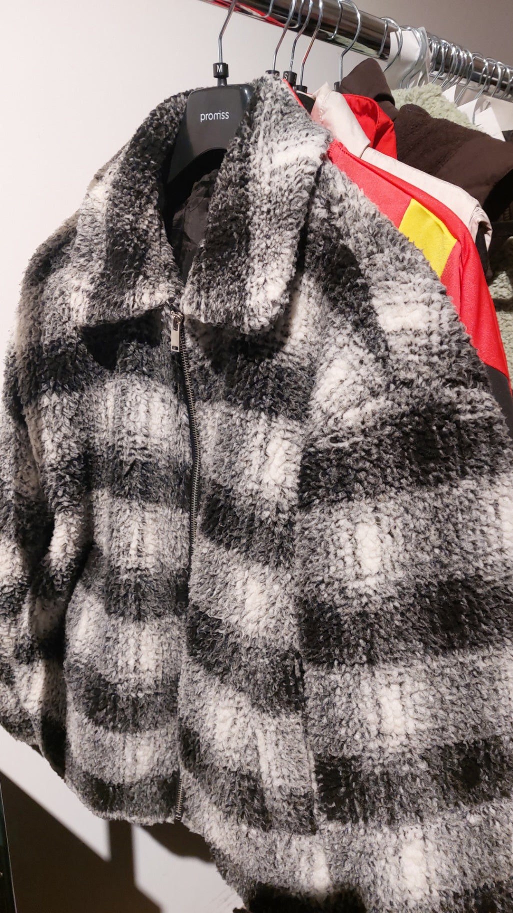 New Look Jacke Grau und Schwarz Gr.: M