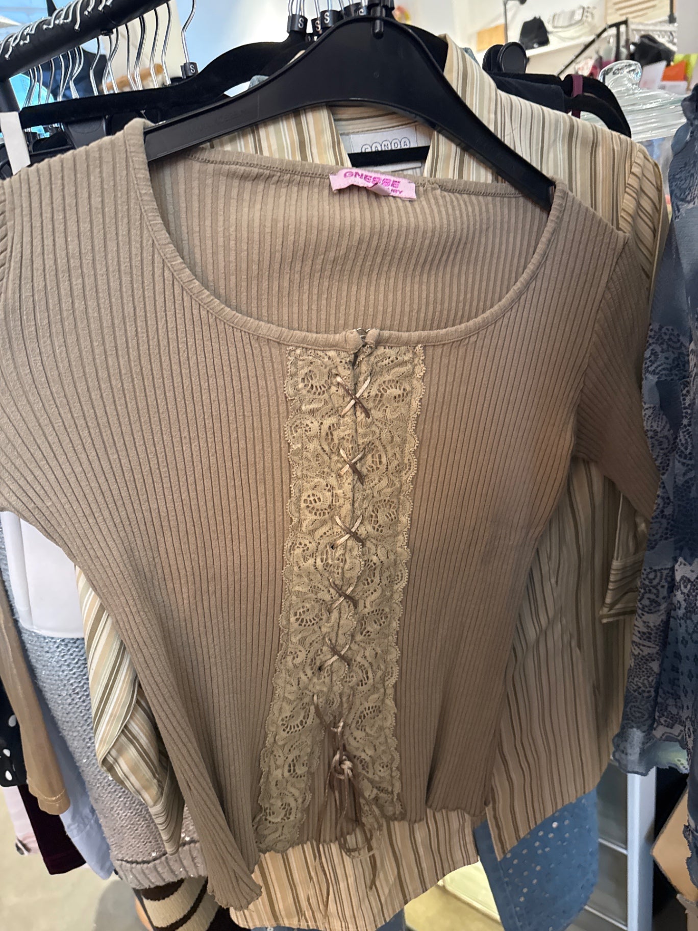 Gnesse Oberteil Beige Gr.: M