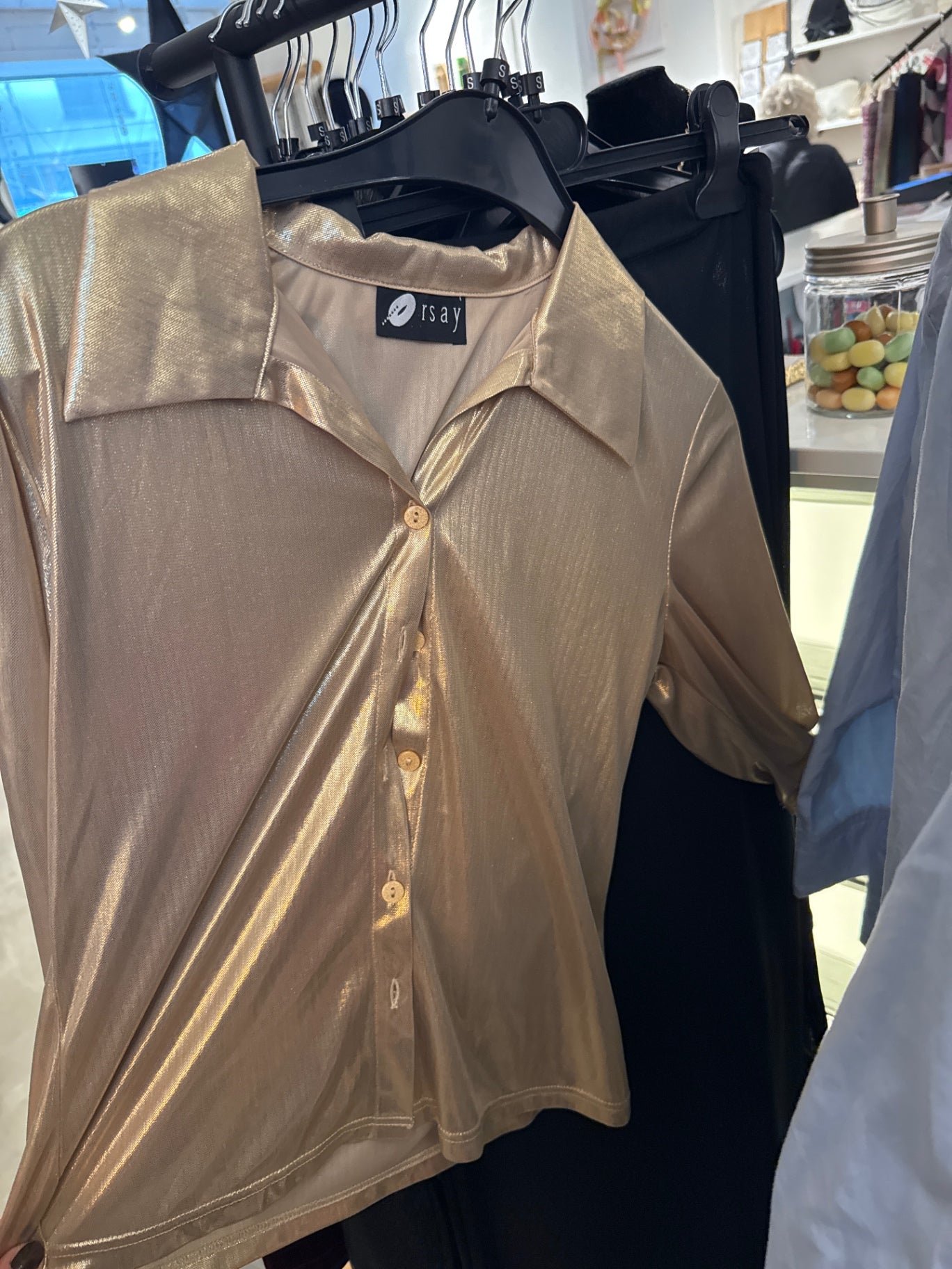 Orsay Shirt Gold Gr.: S