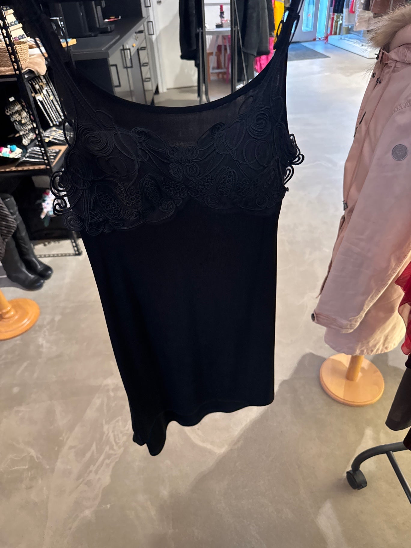 Unbekannt Kleid Schwarz Gr.: S