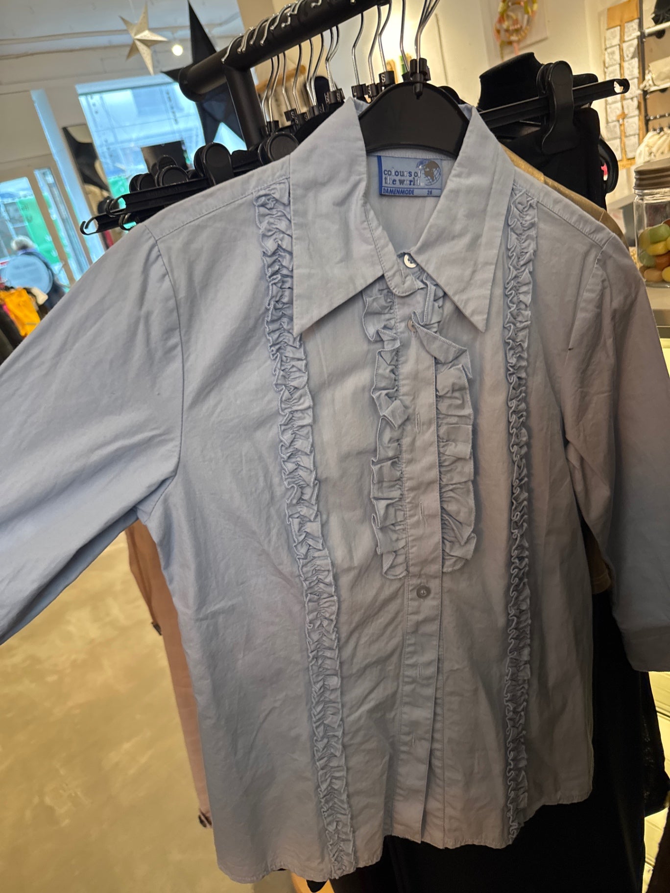 Colours of the World Bluse Hellblau Gr.: S