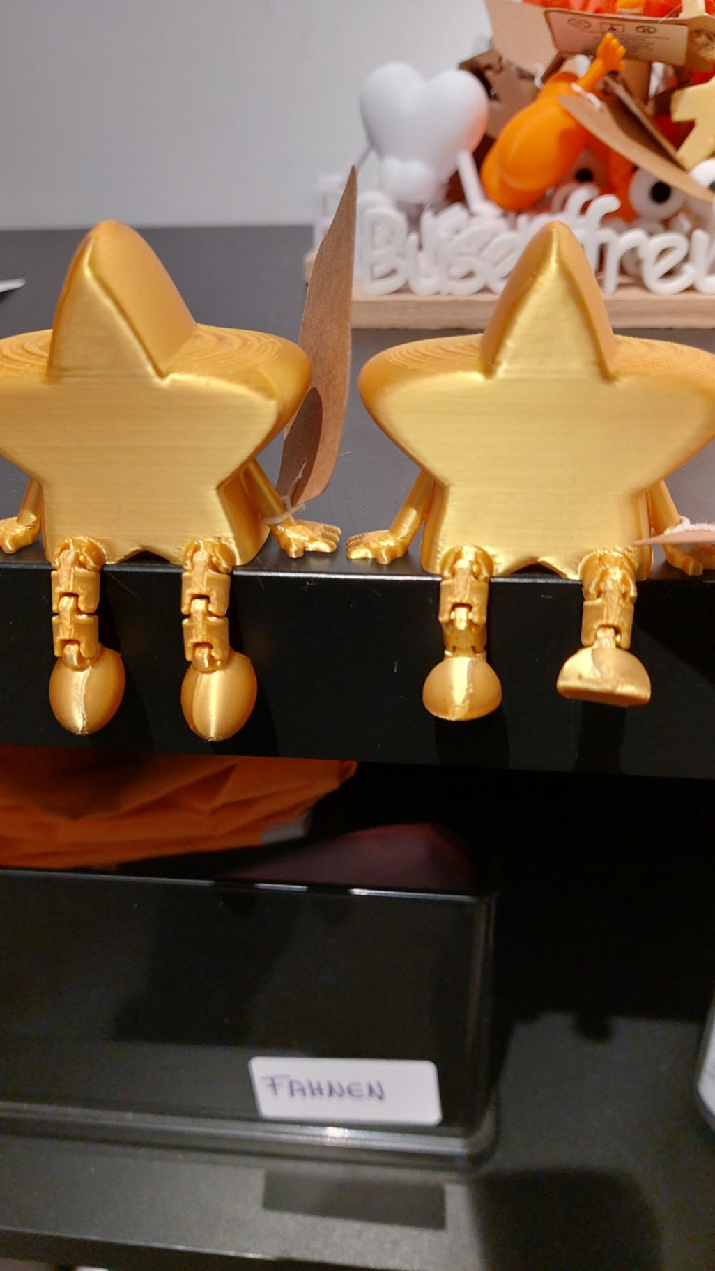EINZELSTÜCK Stern Figur 3D Gold 
