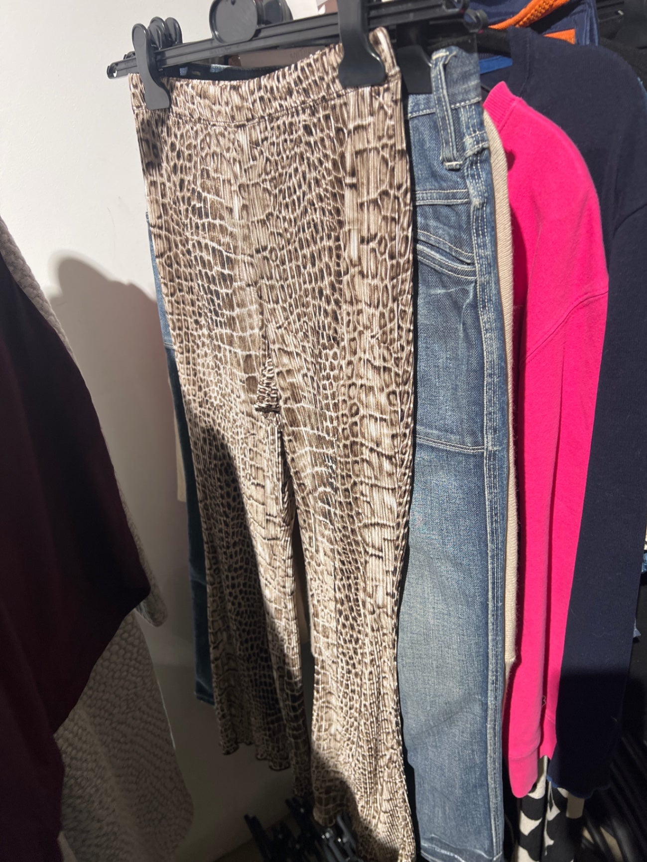 Topshop Schlaghose Beige Gr.: S