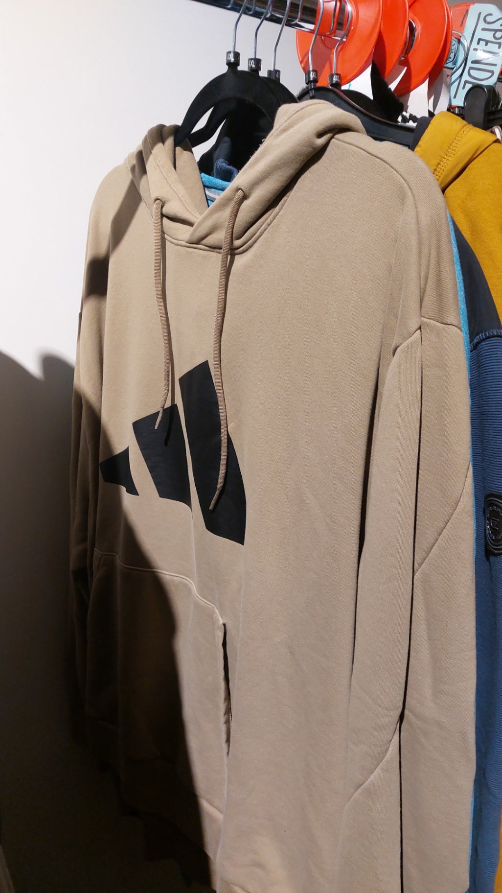 Adidas Hoodie Khaki Gr.: 4XL