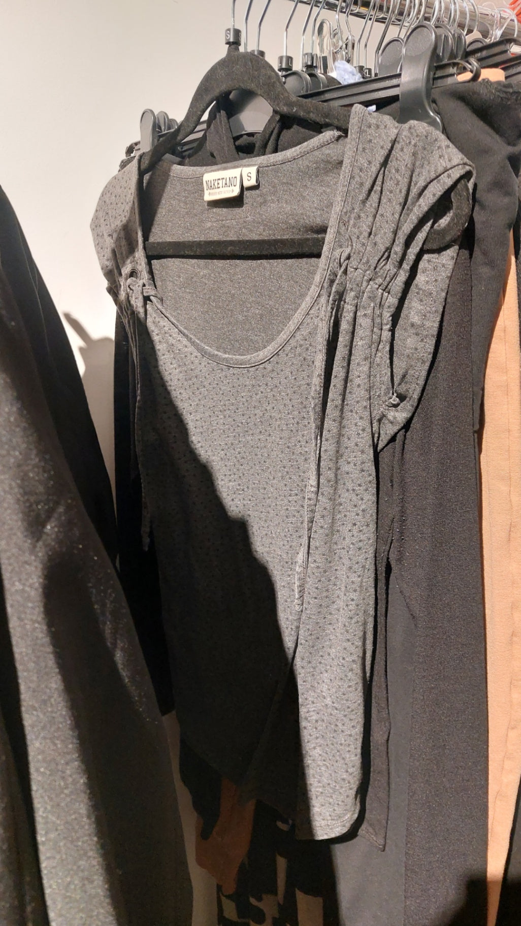 NAKETANO T-Shirt Grau Gr.: S
