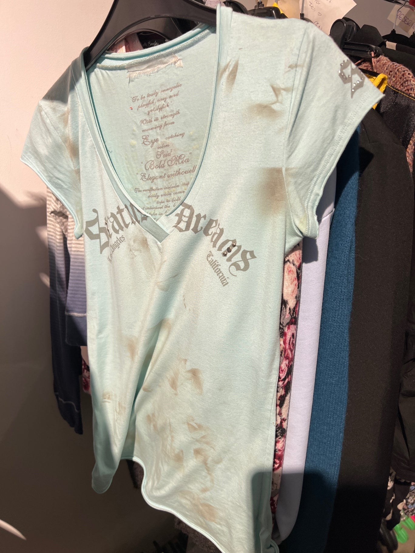 T-Shirt Hellblau Gr.: M