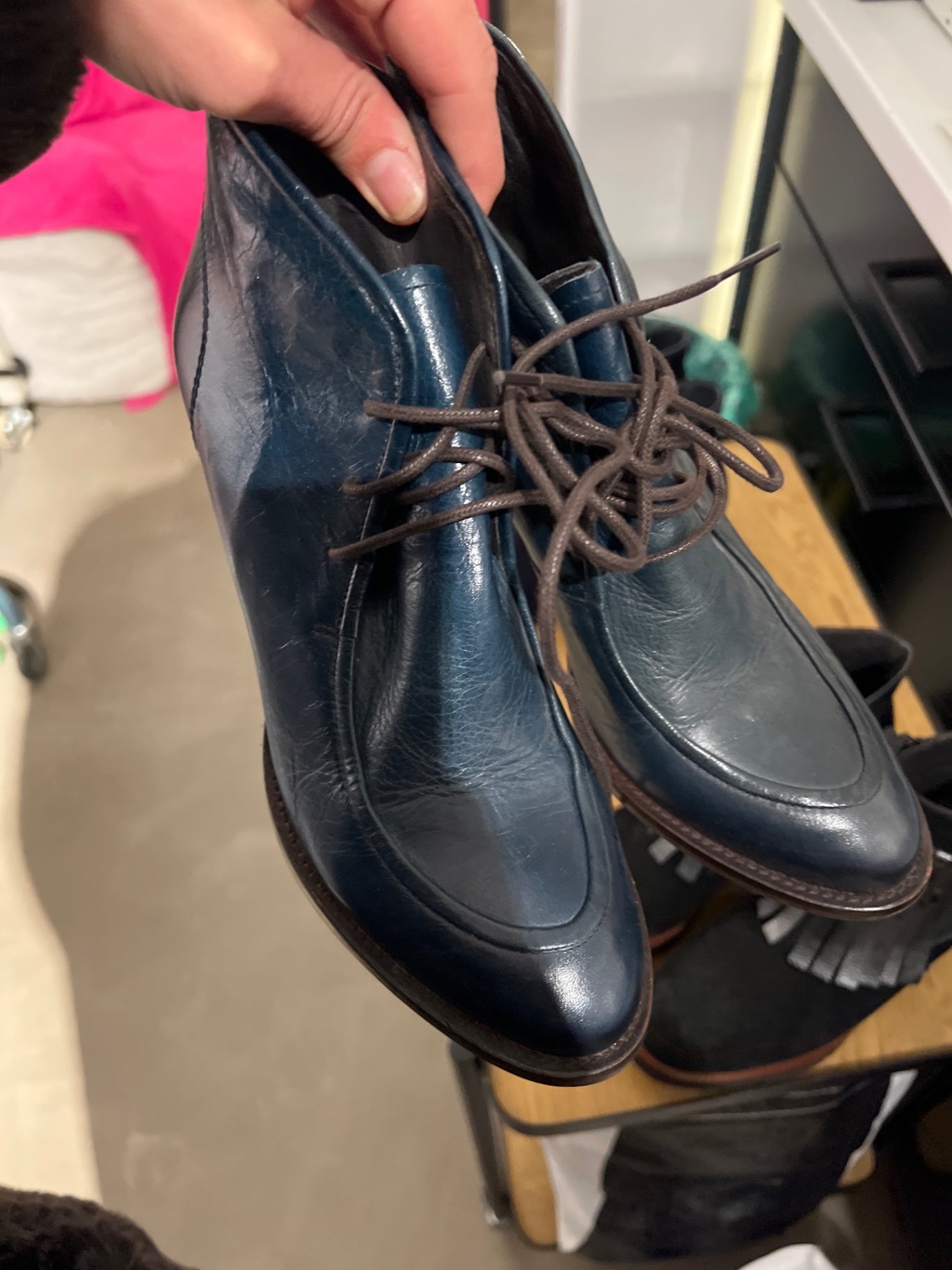 Zinda Stiefeletten Dunkelblau Gr.: 38