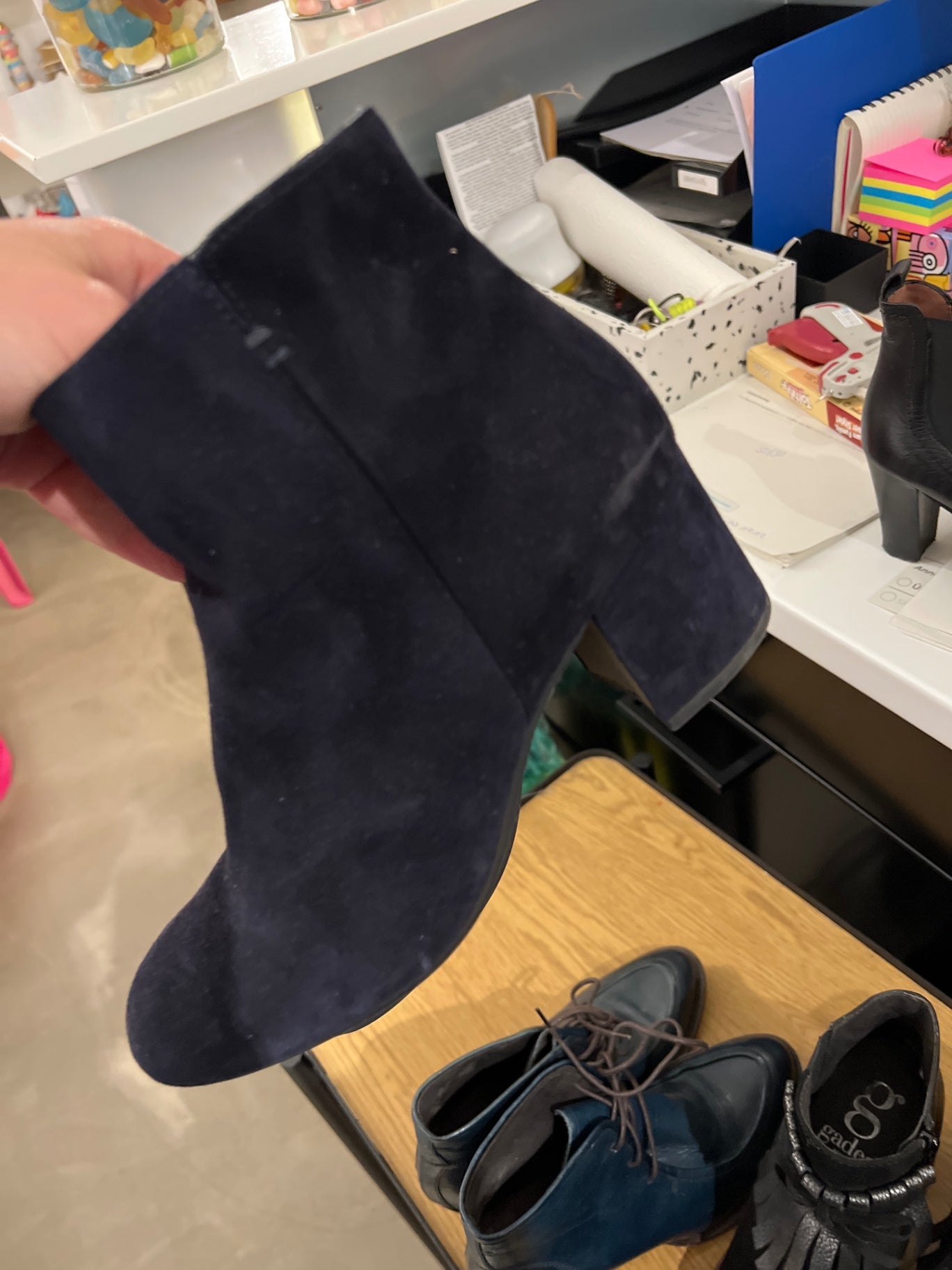 Paul Green Stiefeletten Schwarz Blau Gr.: 39