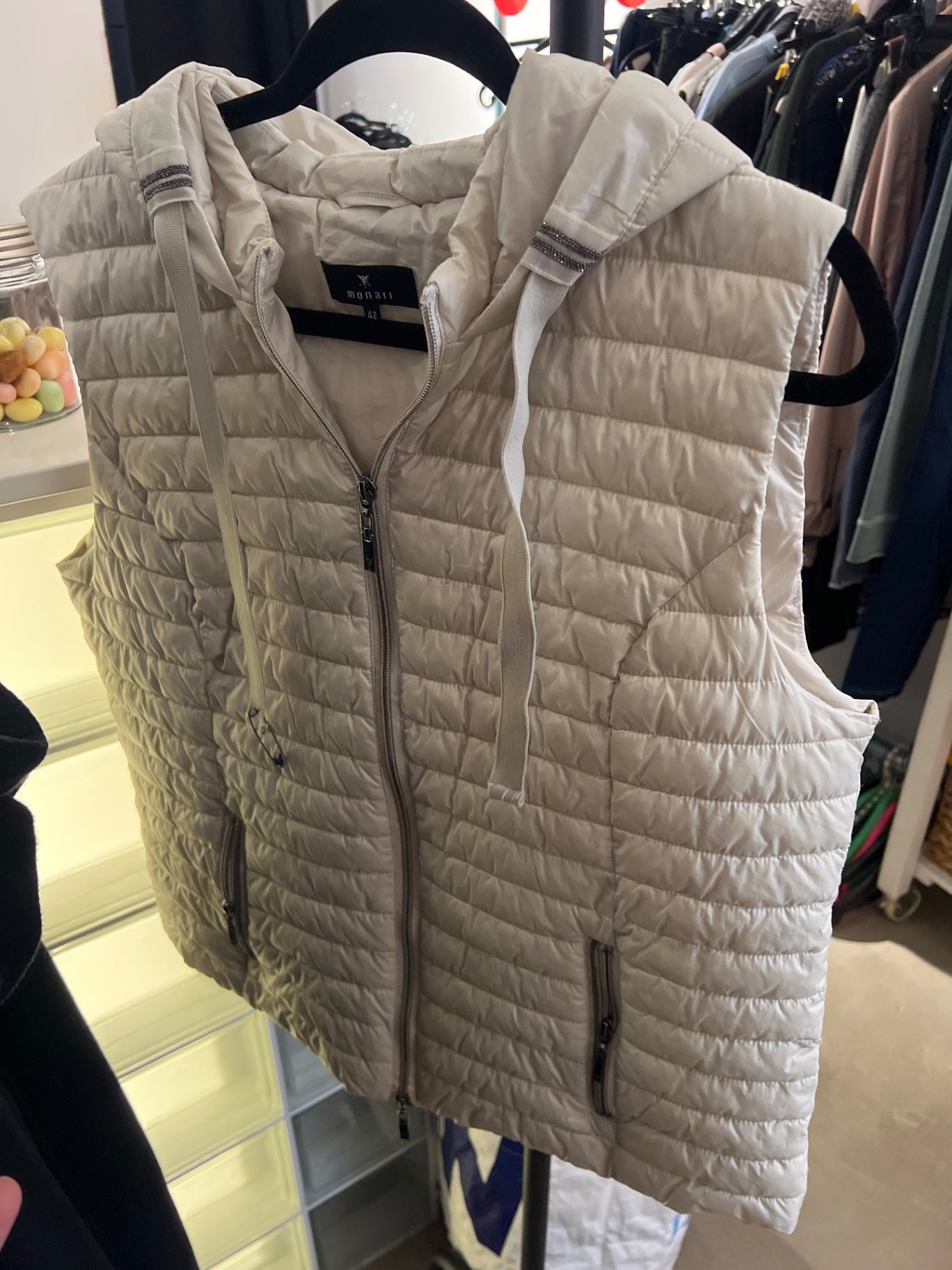Monari Weste Beige Gr.: L